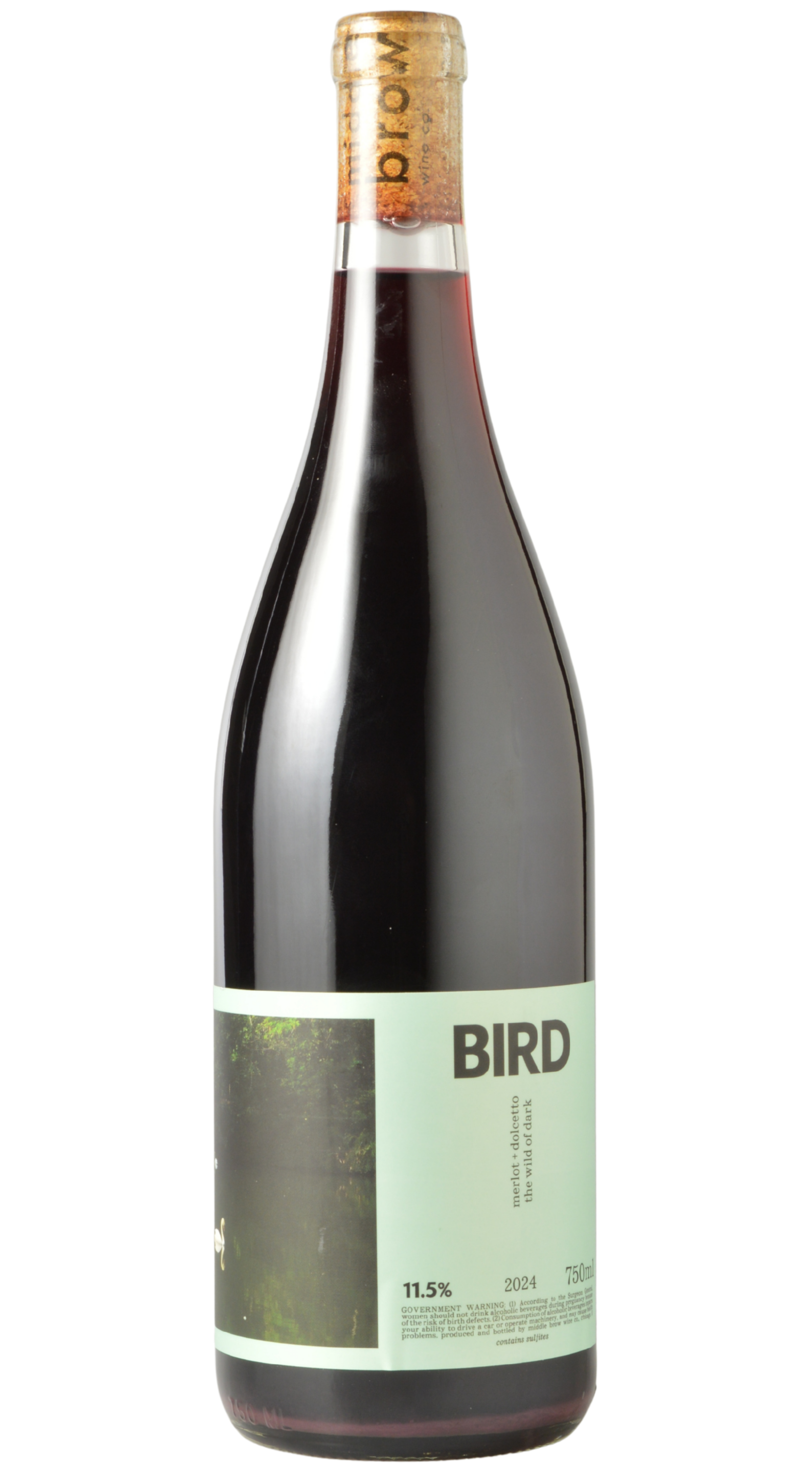 Midde Brow Wine Co "Bird" Red Blend 2024