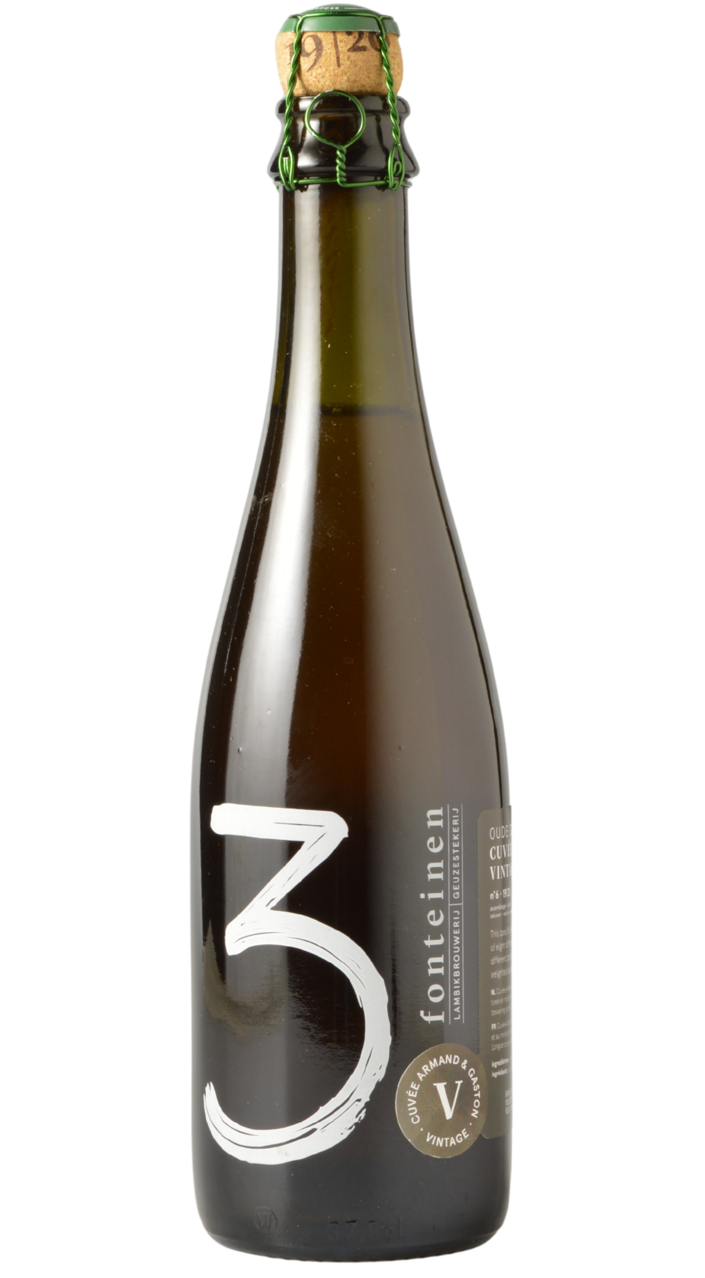 3 Fonteinen "Vintage Cuvee Armand & Gaston - 2019" Oude Geuze (375mL)