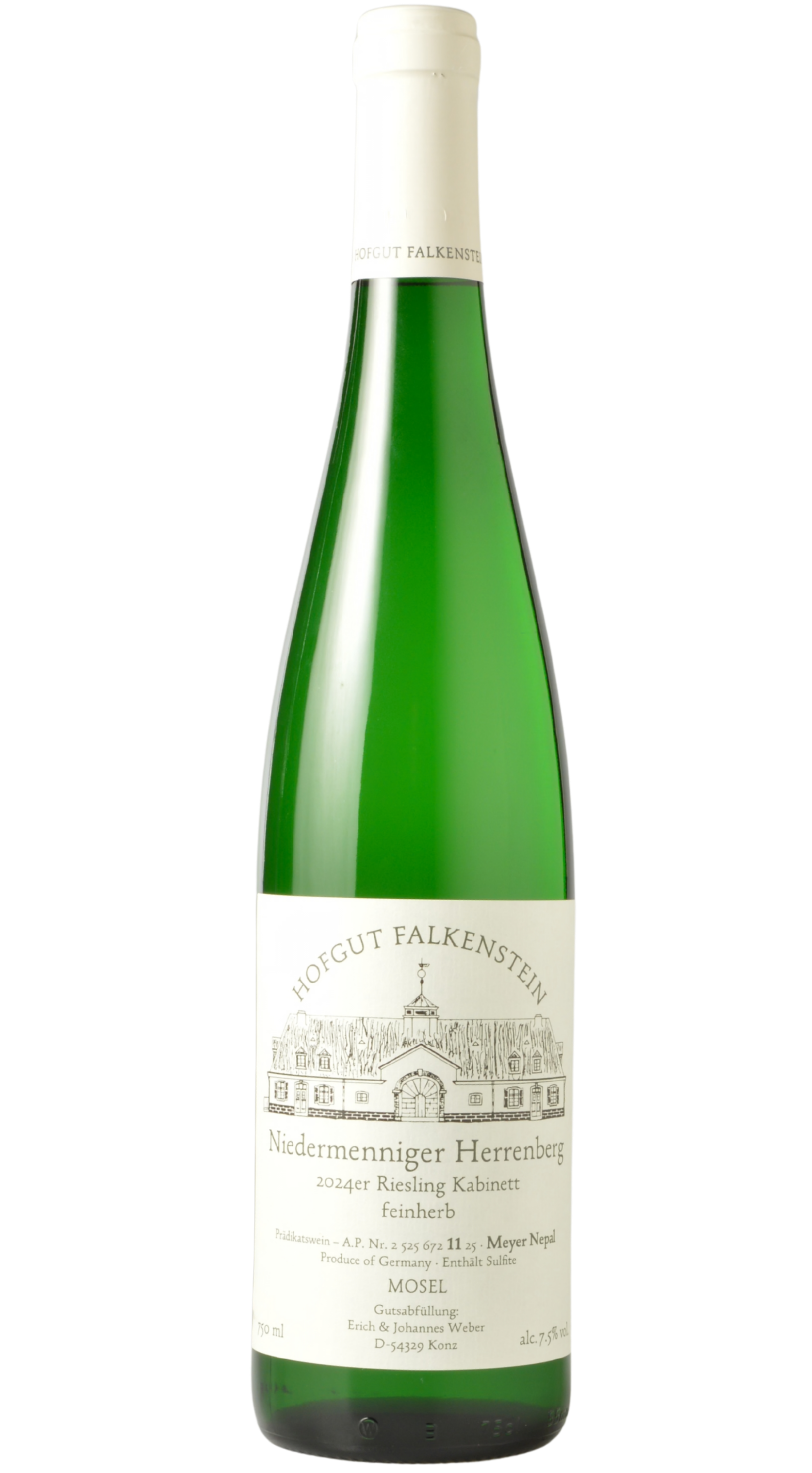 Hofgut Falkenstein "AP Nr 11 - Meyer Nepal" Niedermenniger Herrenberg Riesling Kabinett Feinherb 2024