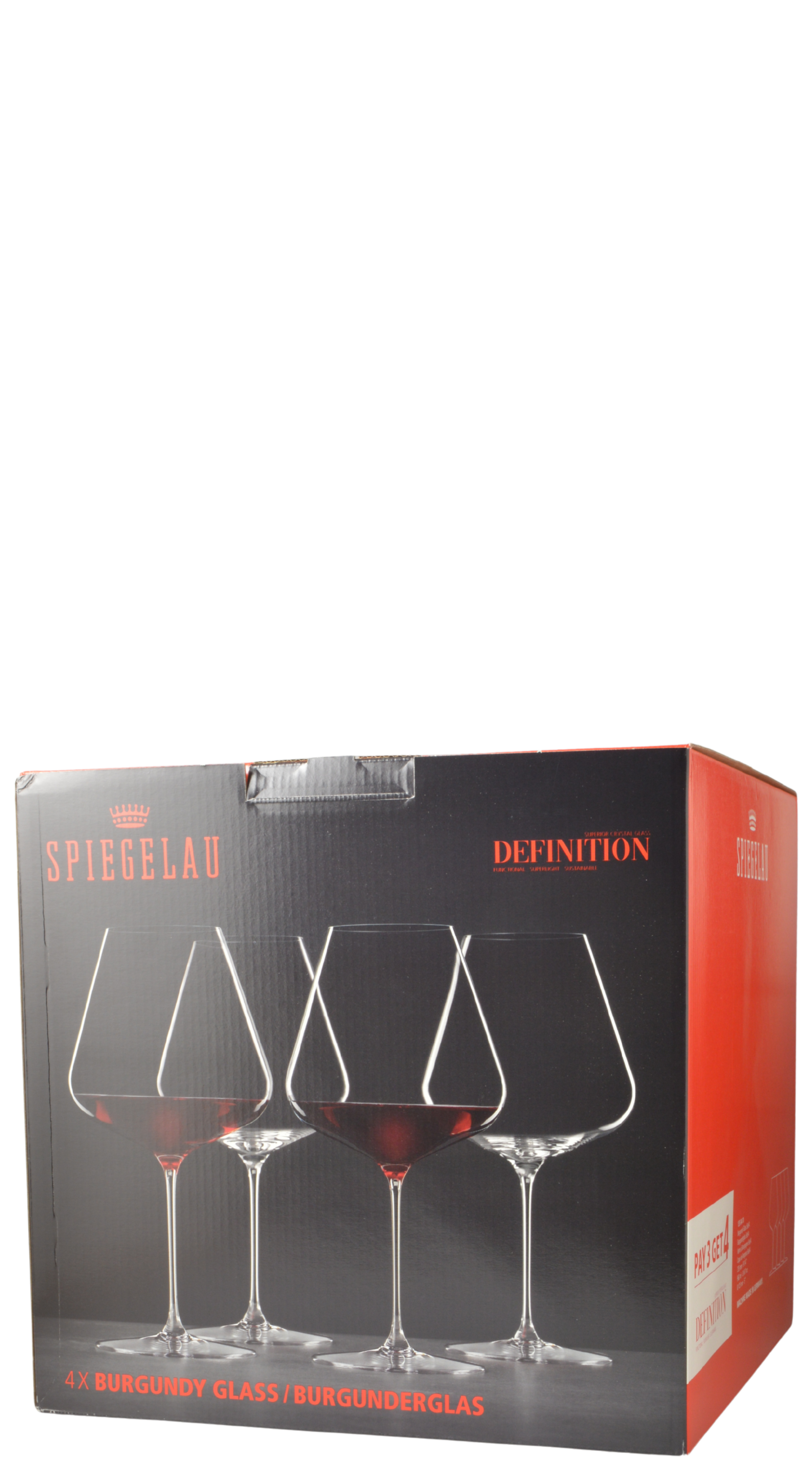 Spiegelau Definition 34oz Burgundy Glass (4pk)