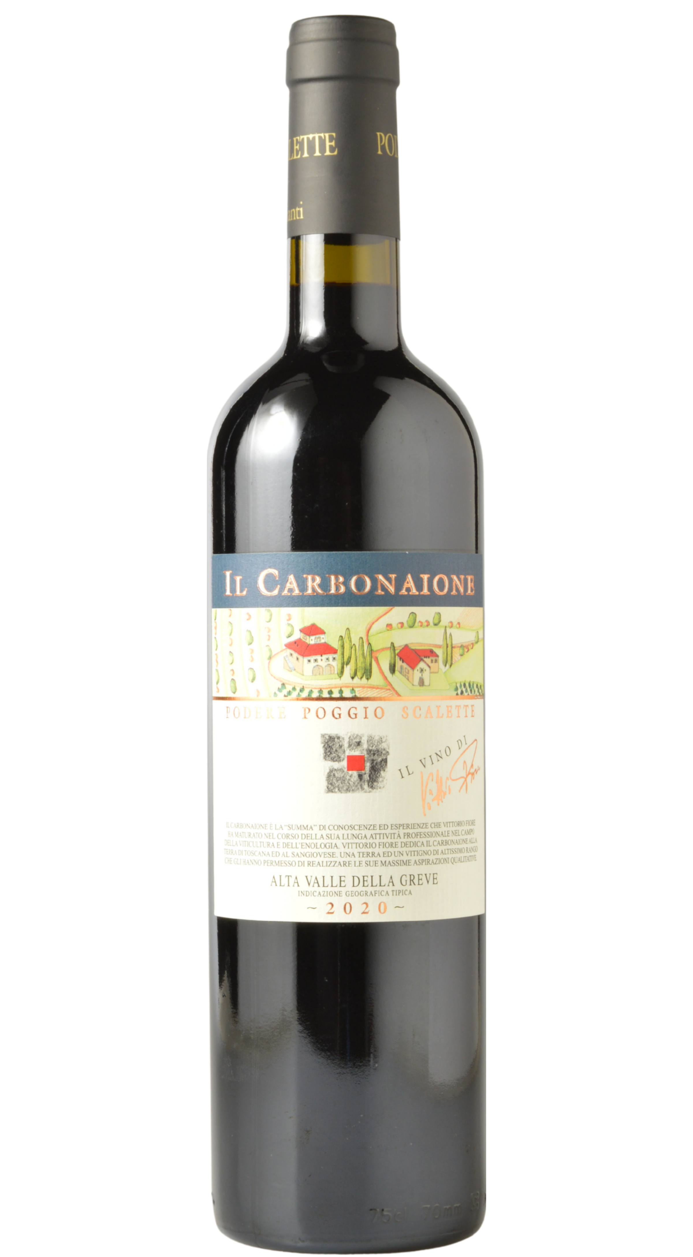 Podere Poggio Scalette "Il Carbonaione" Alta Valle della Greve Toscana Rosso 2020