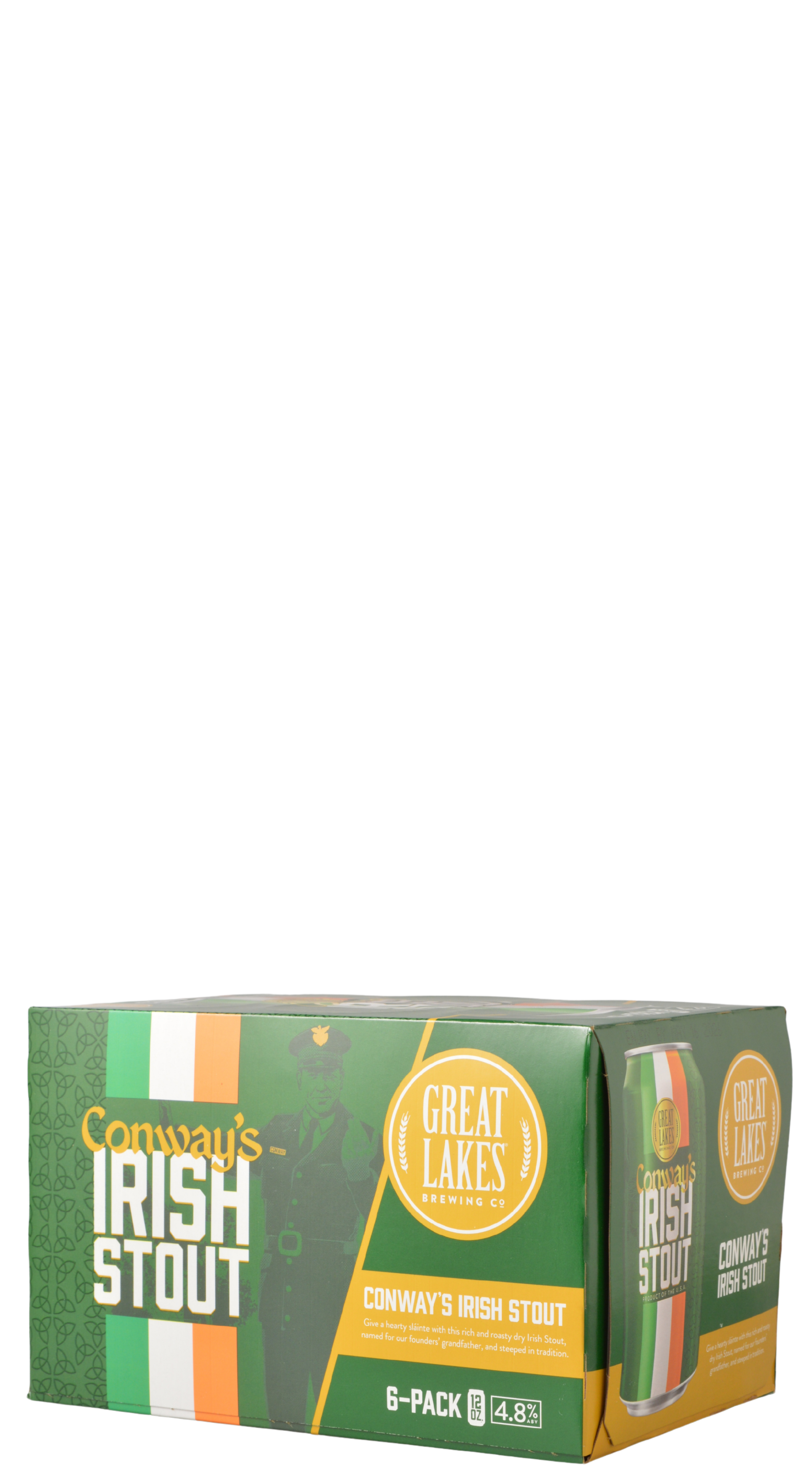 Great Lakes Conway's Irish Stout 12oz Cans (6 pack)