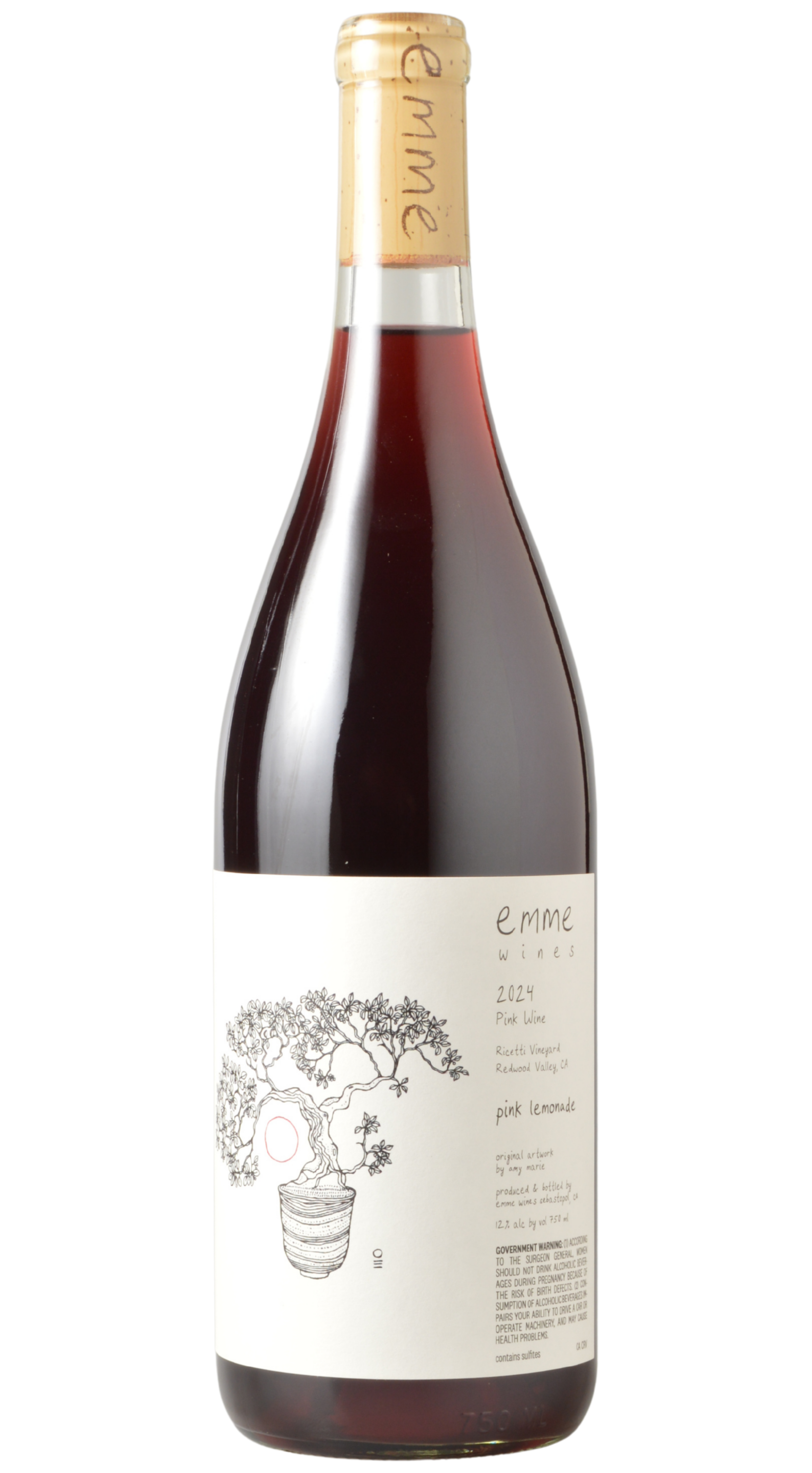 Emme Wines "Pink Lemonade" Redwood Valley Red Blend 2024
