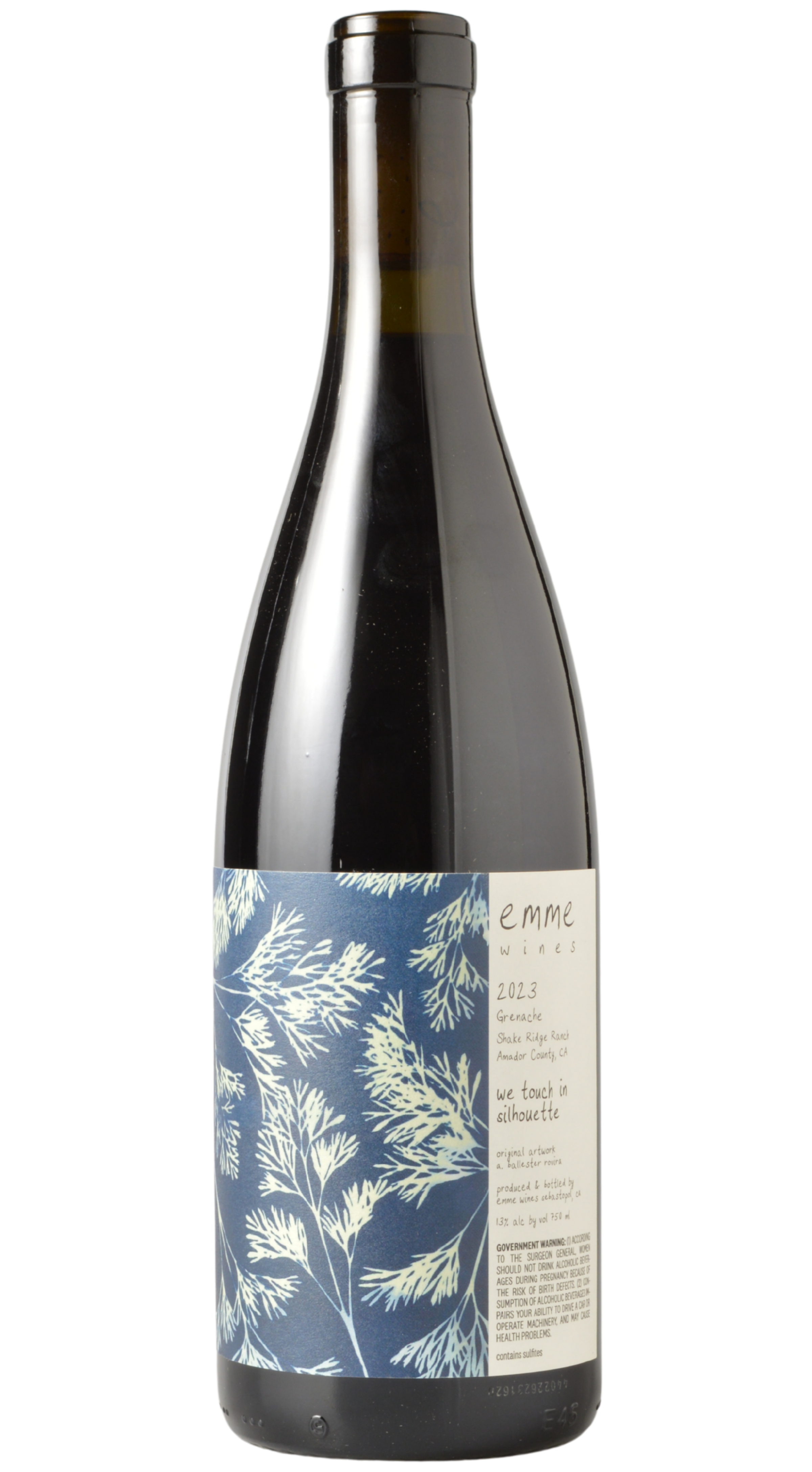 Emme Wines "We Touch In Silhouette" Amador County Grenache 2023