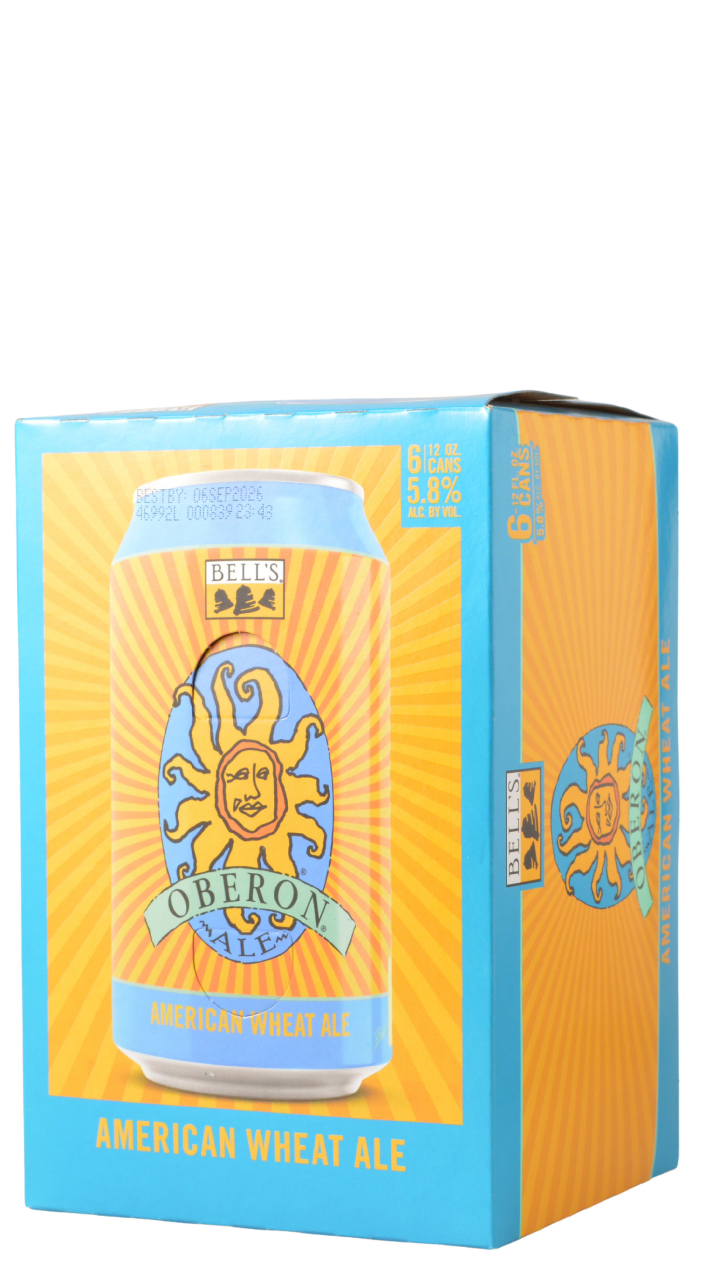 Bell's Oberon American Wheat Ale 12oz Cans (6 Pack)