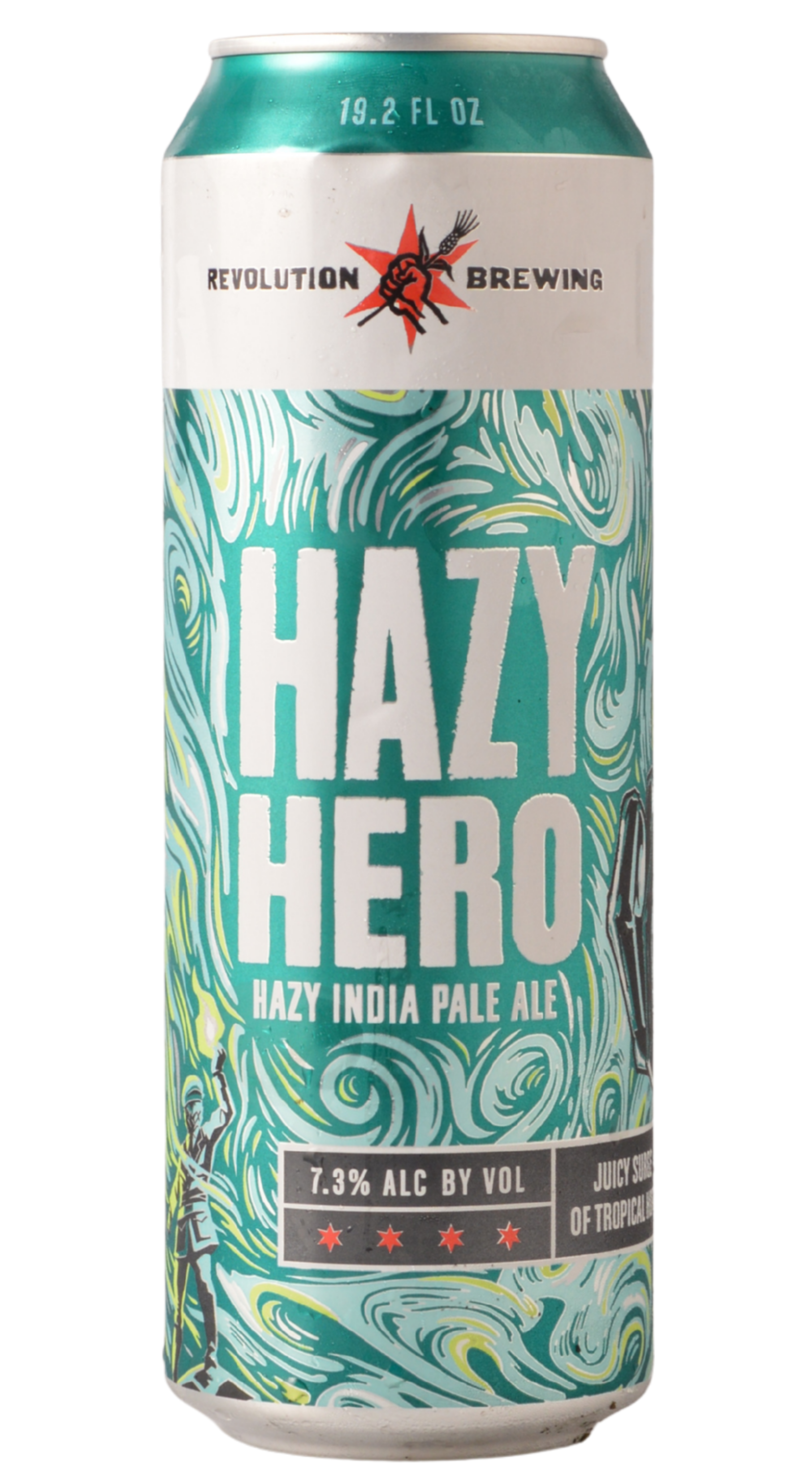 Revolution Hazy-Hero IPA 19.2oz Can
