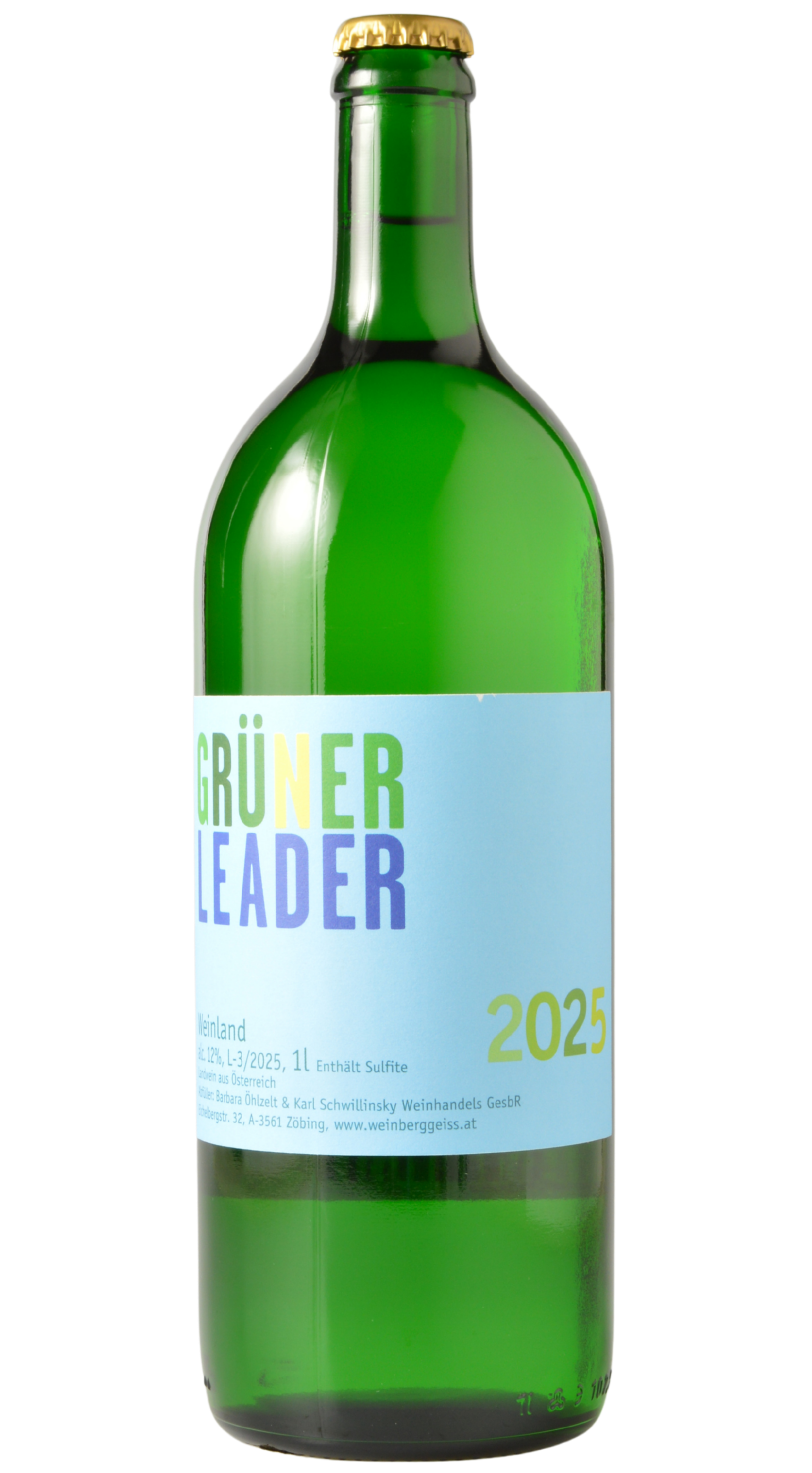 Barbara Ohlzelt "Gruner Leader" Kamptal Gruner Veltliner 2025 (1.0 Liter)