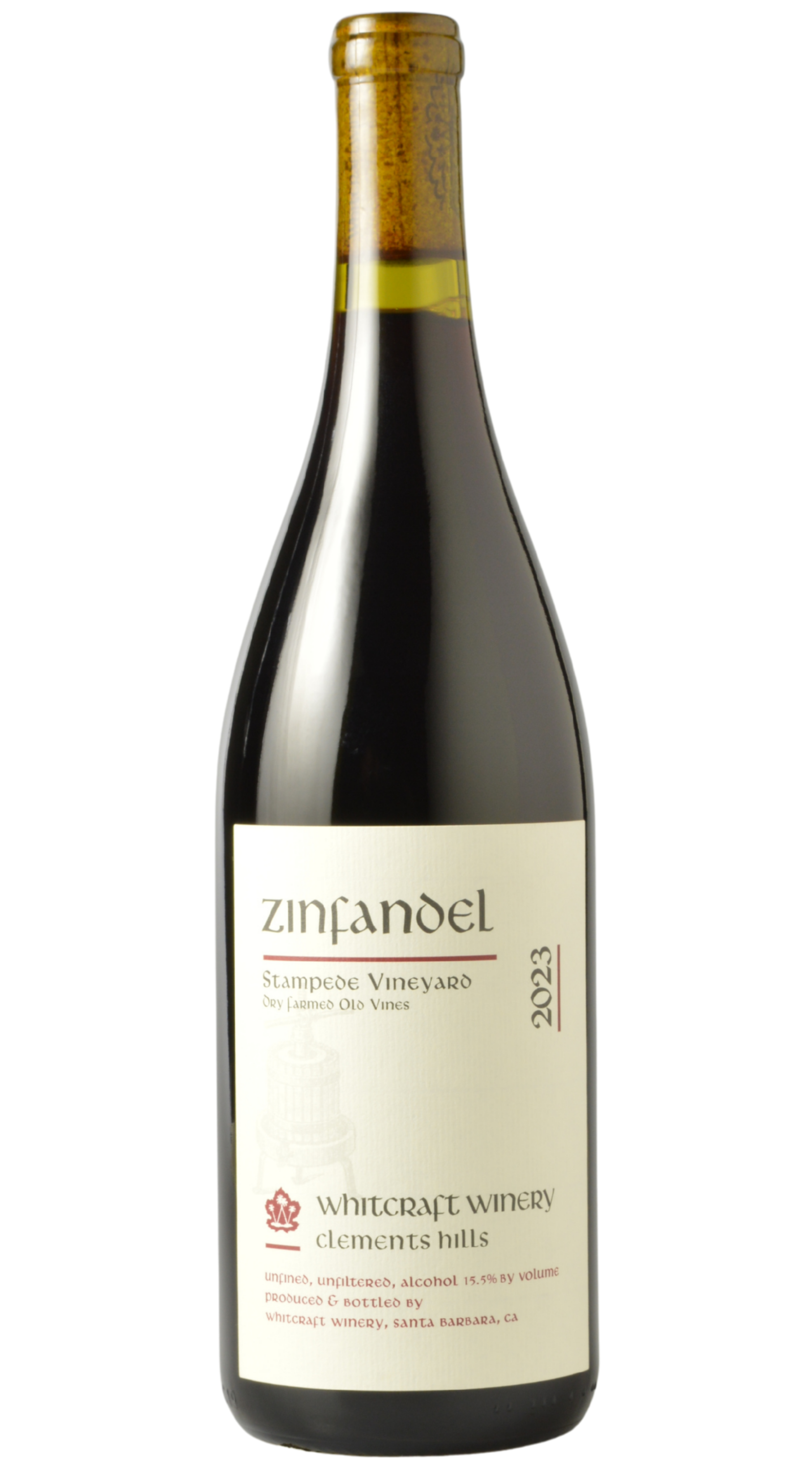 Whitcraft Winery "Stampede Vineyard" Clements Hills Zinfandel 2023