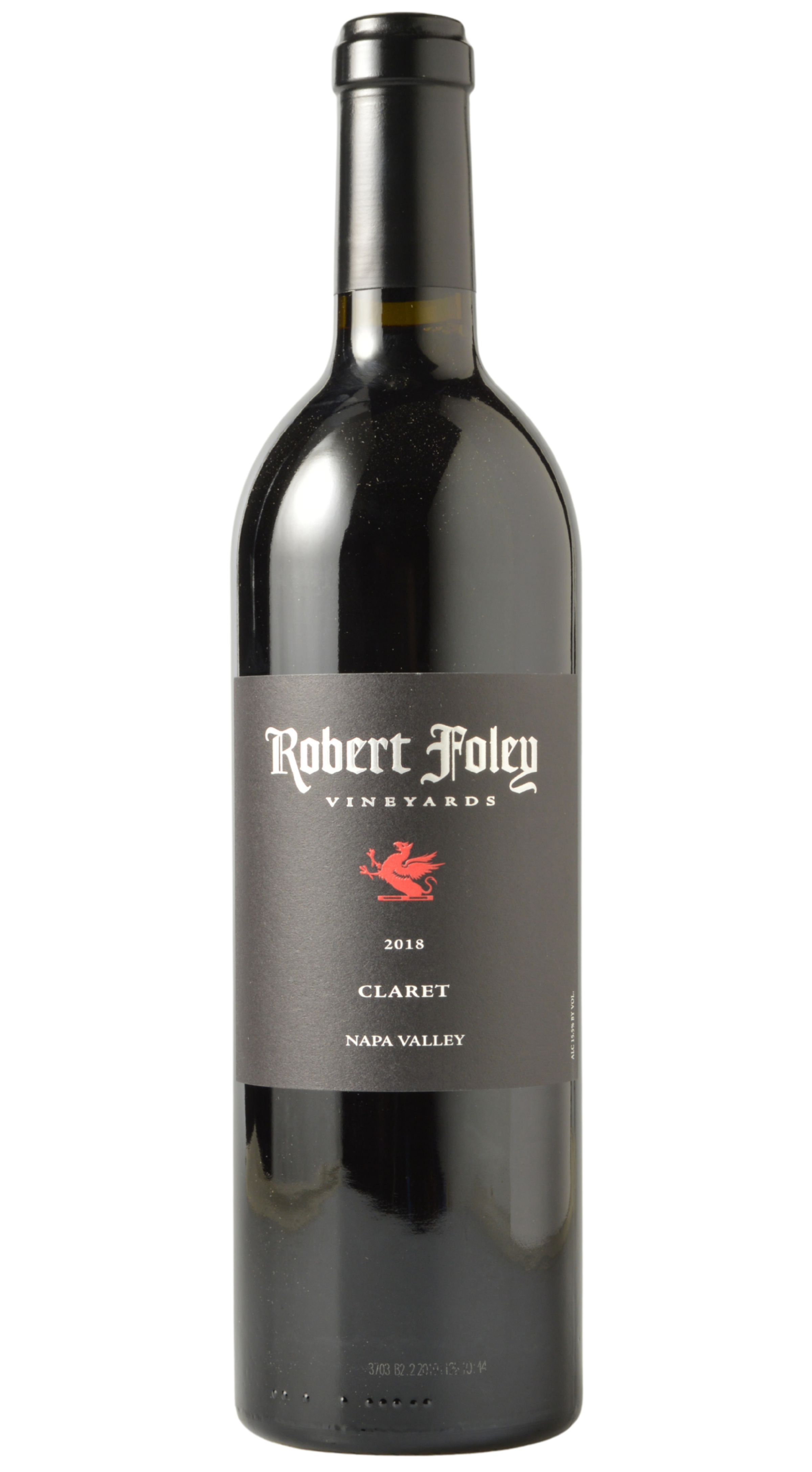 Robert Foley "Claret" Napa Valley Red Bordeaux Blend 2018