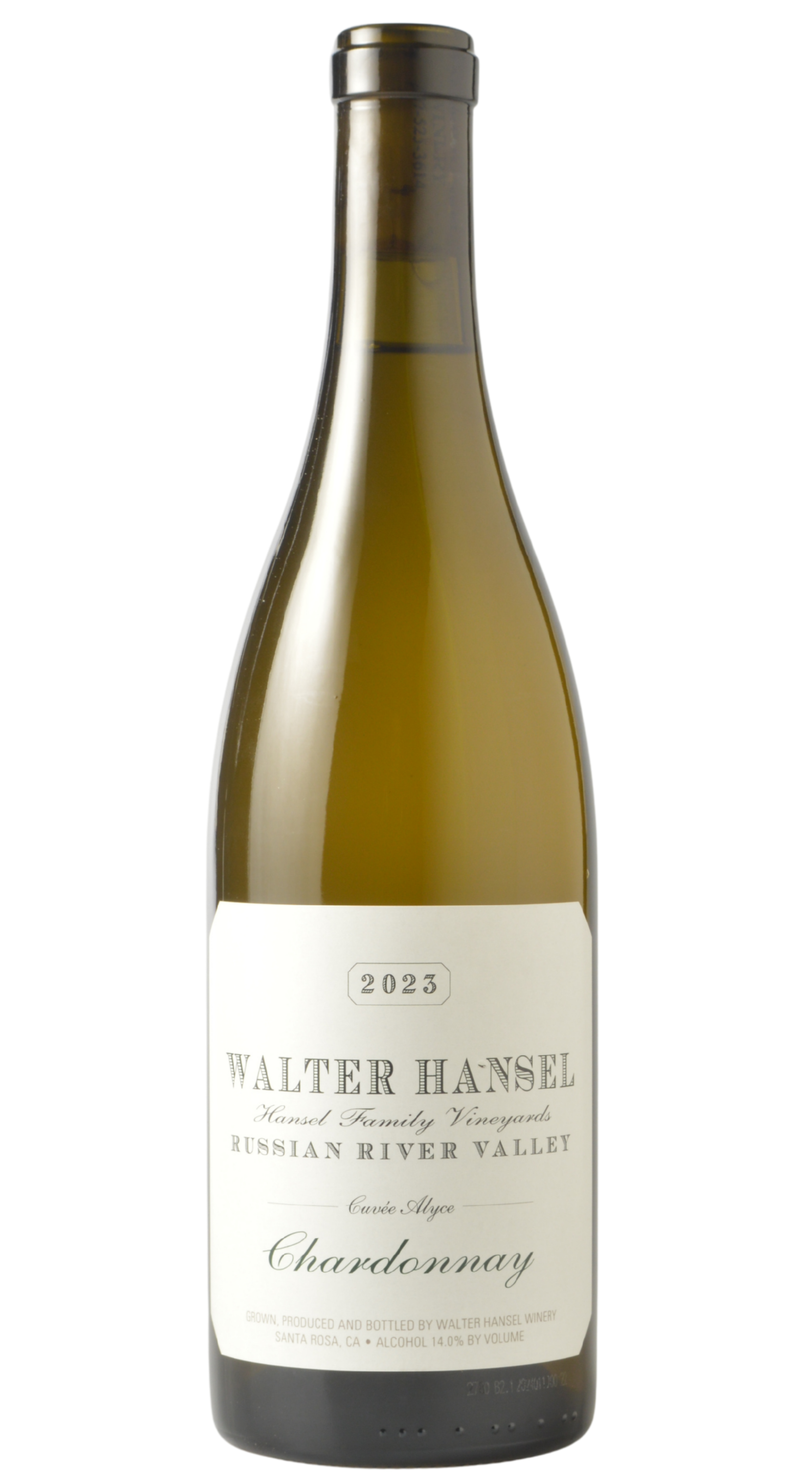 Walter Hansel "Cuvée Alyce" Russian River Valley Chardonnay 2023