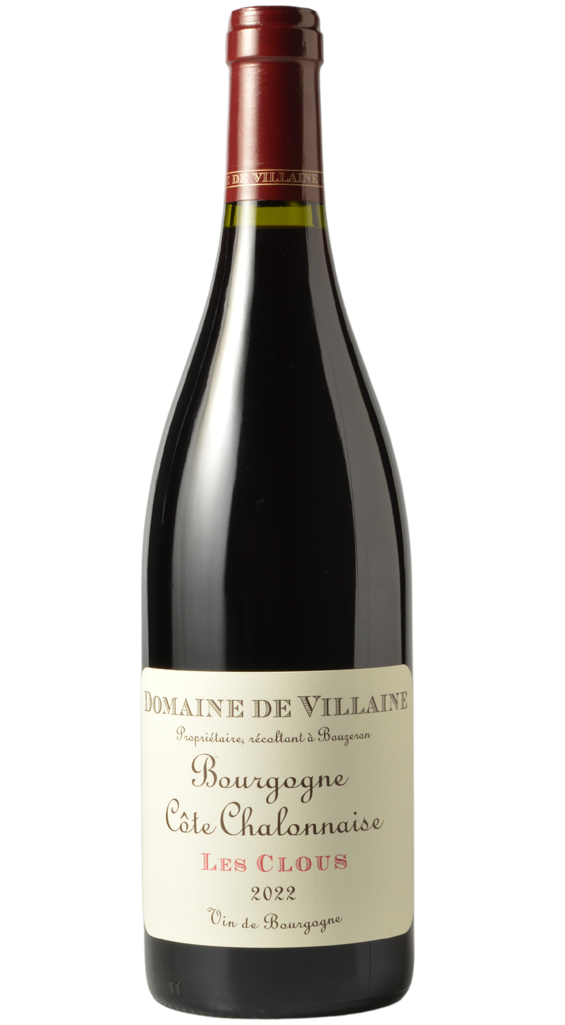 Domaine de Villaine "Les Clous" Bourgogne Côte Chalonnaise Rouge 2022