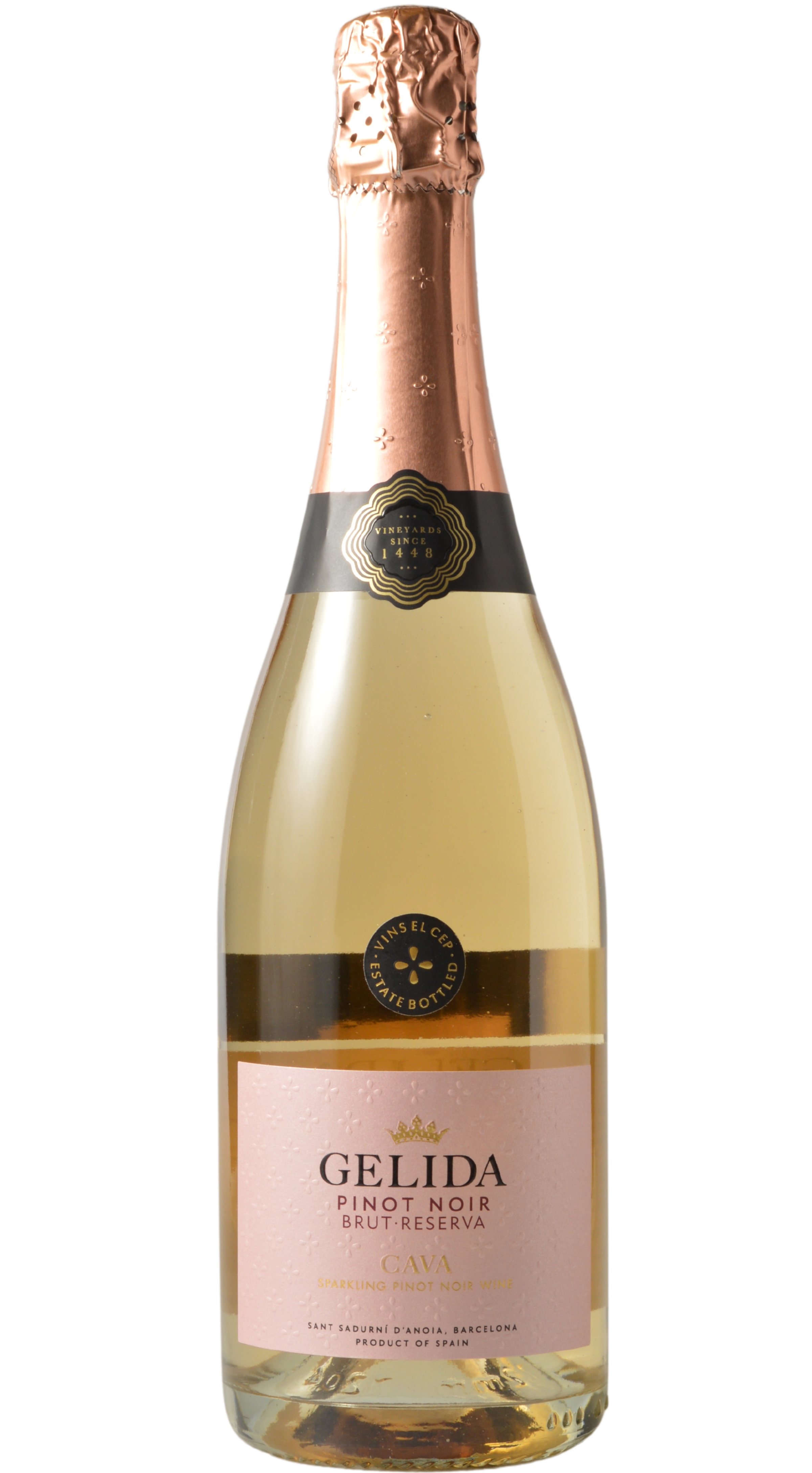 El Cep "Gelida" Brut Reserva Cava Pinot Noir Rosé 2019