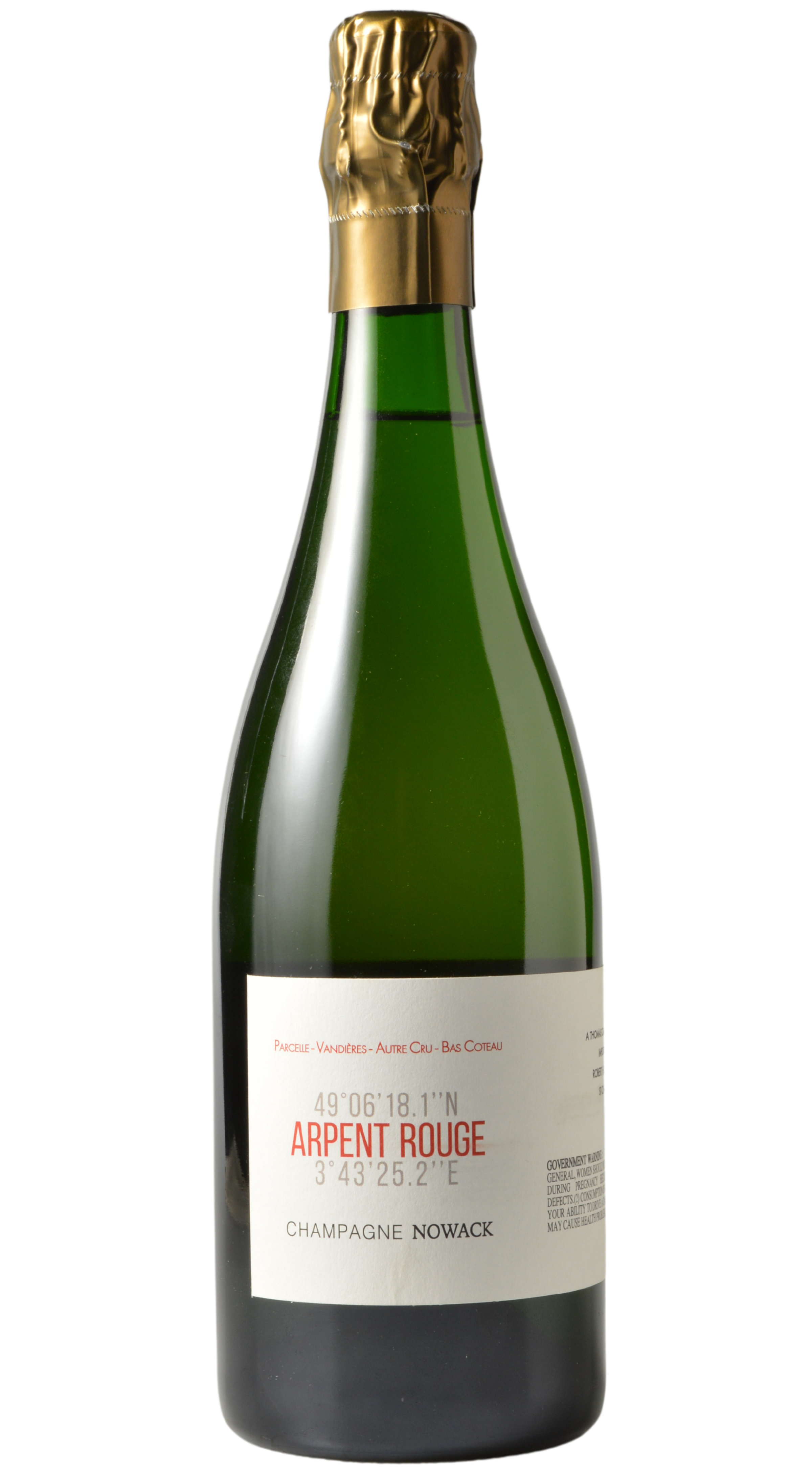 Domaine Nowack "L'Arpent Rouge" Extra Brut Champagne 2020