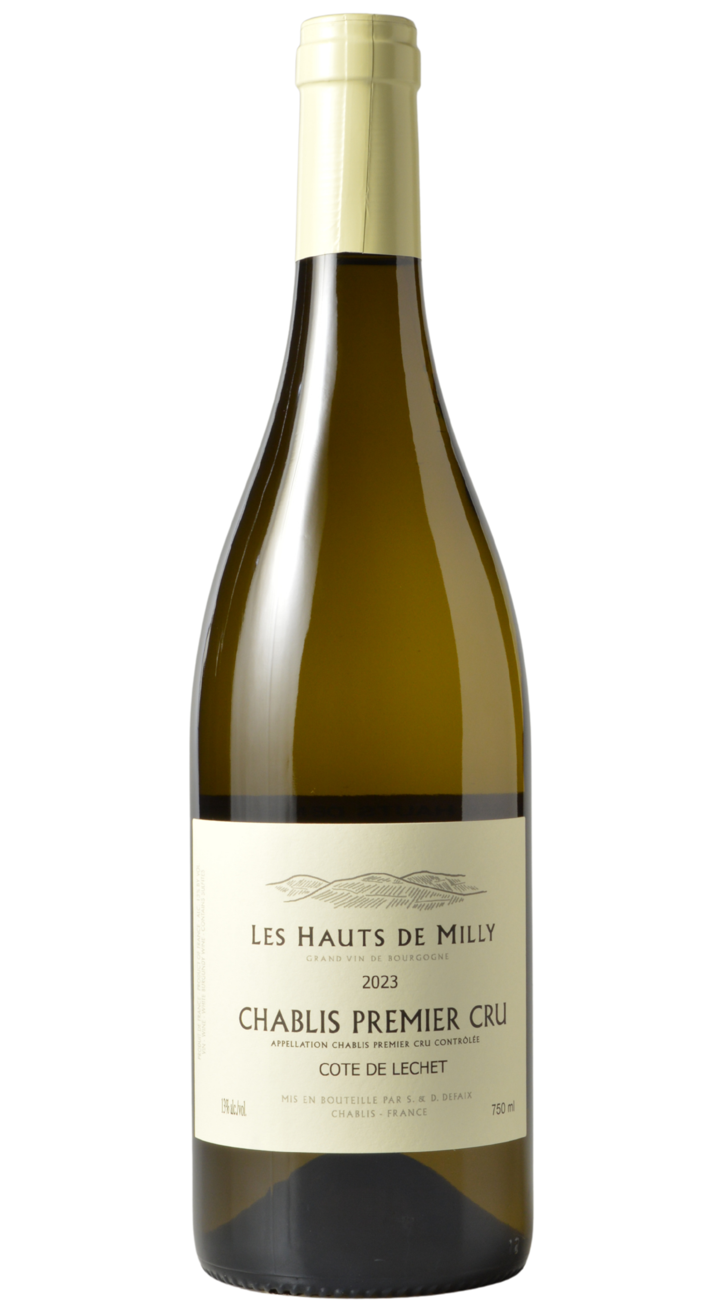 Les Hauts de Milly Côte de Léchet 1er Cru Chablis 2023