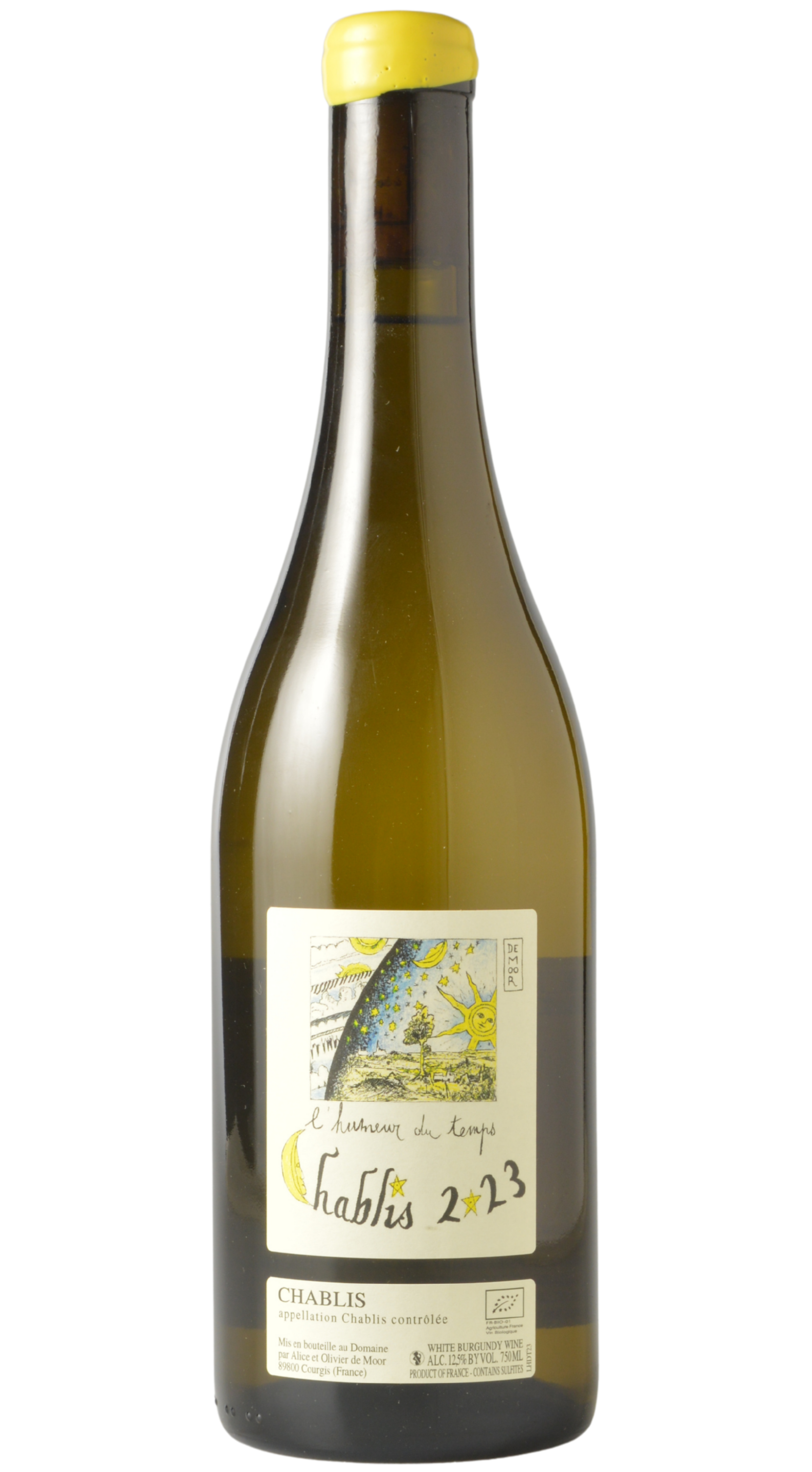 Alice et Olivier De Moor "L'Humeur du Temps" Chablis 2023