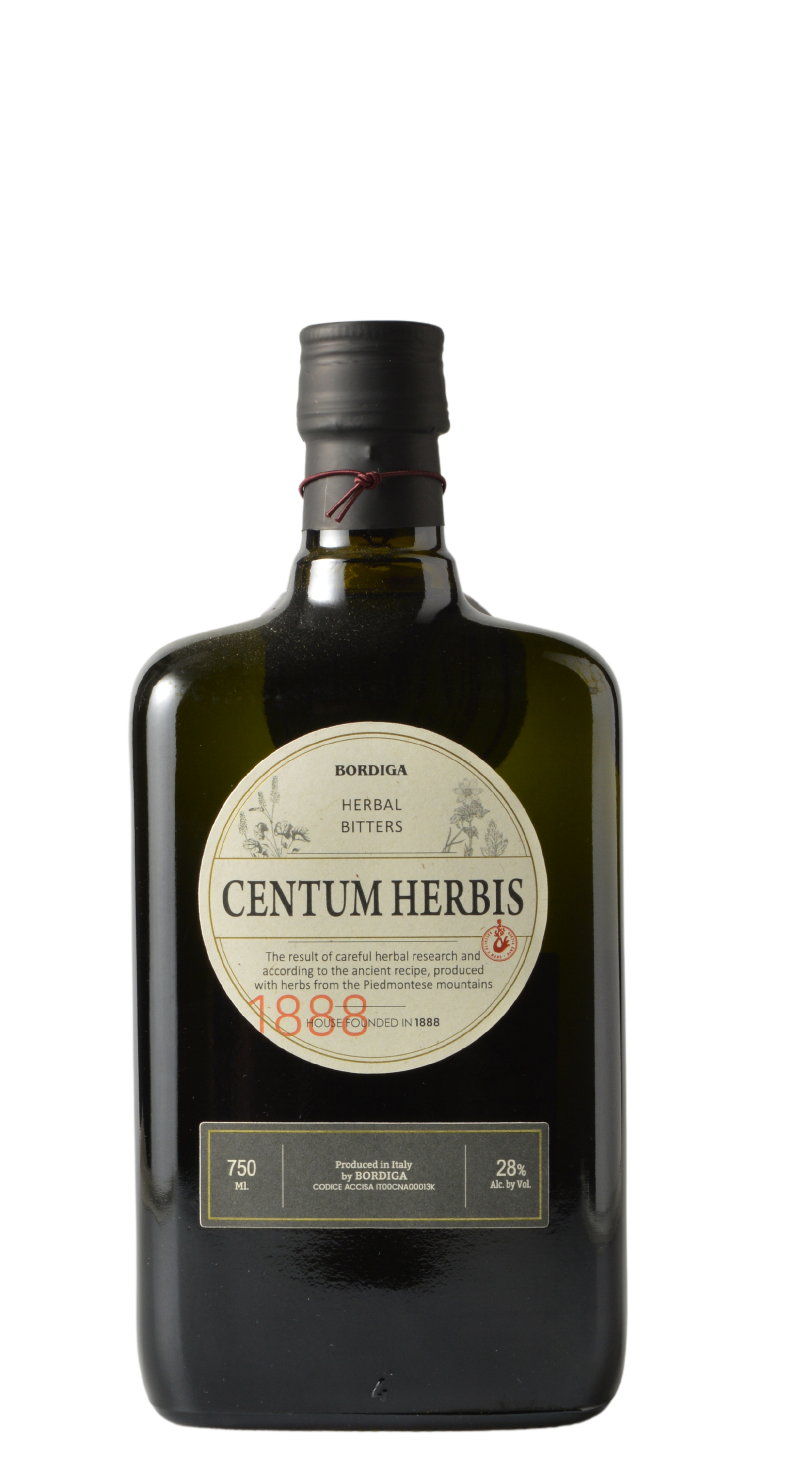 Bordiga "Centum Herbis" Torino Herbal Liquer NV