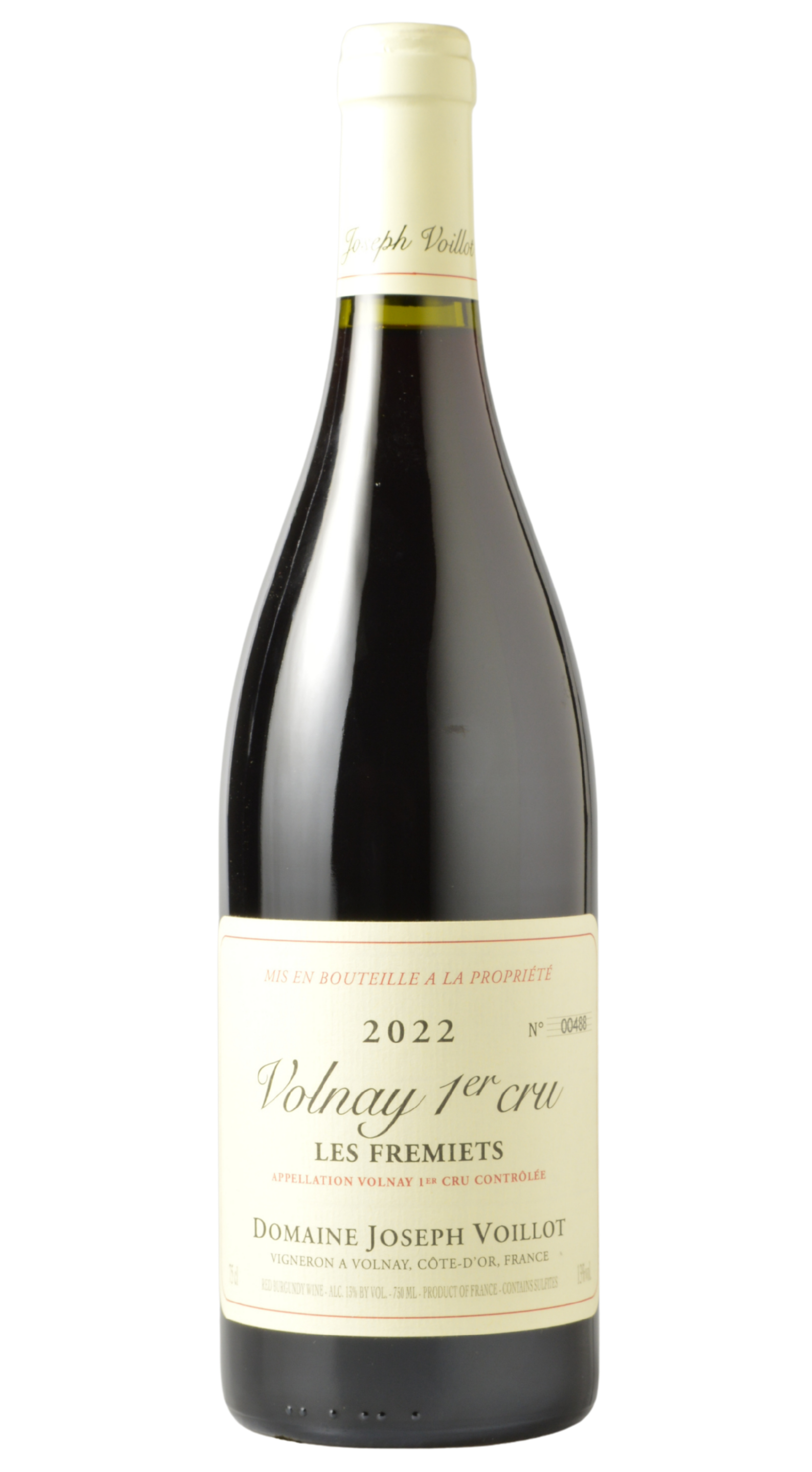 Domaine Joseph Voillot "Les Fremiets" 1er Cru Volnay 2022