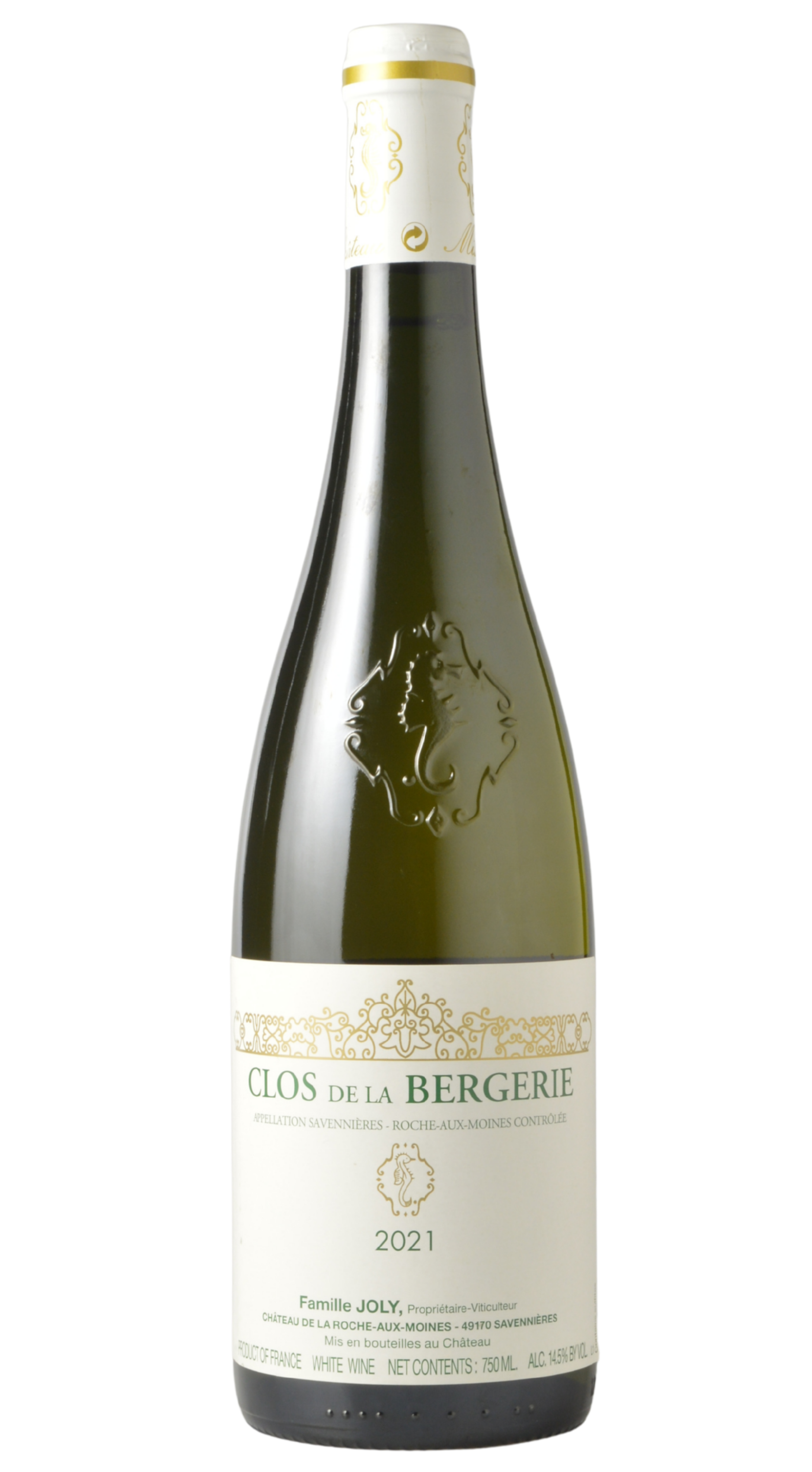 Famille Joly "Clos de la Bergerie" Savennieres Roche Aux Moines 2021