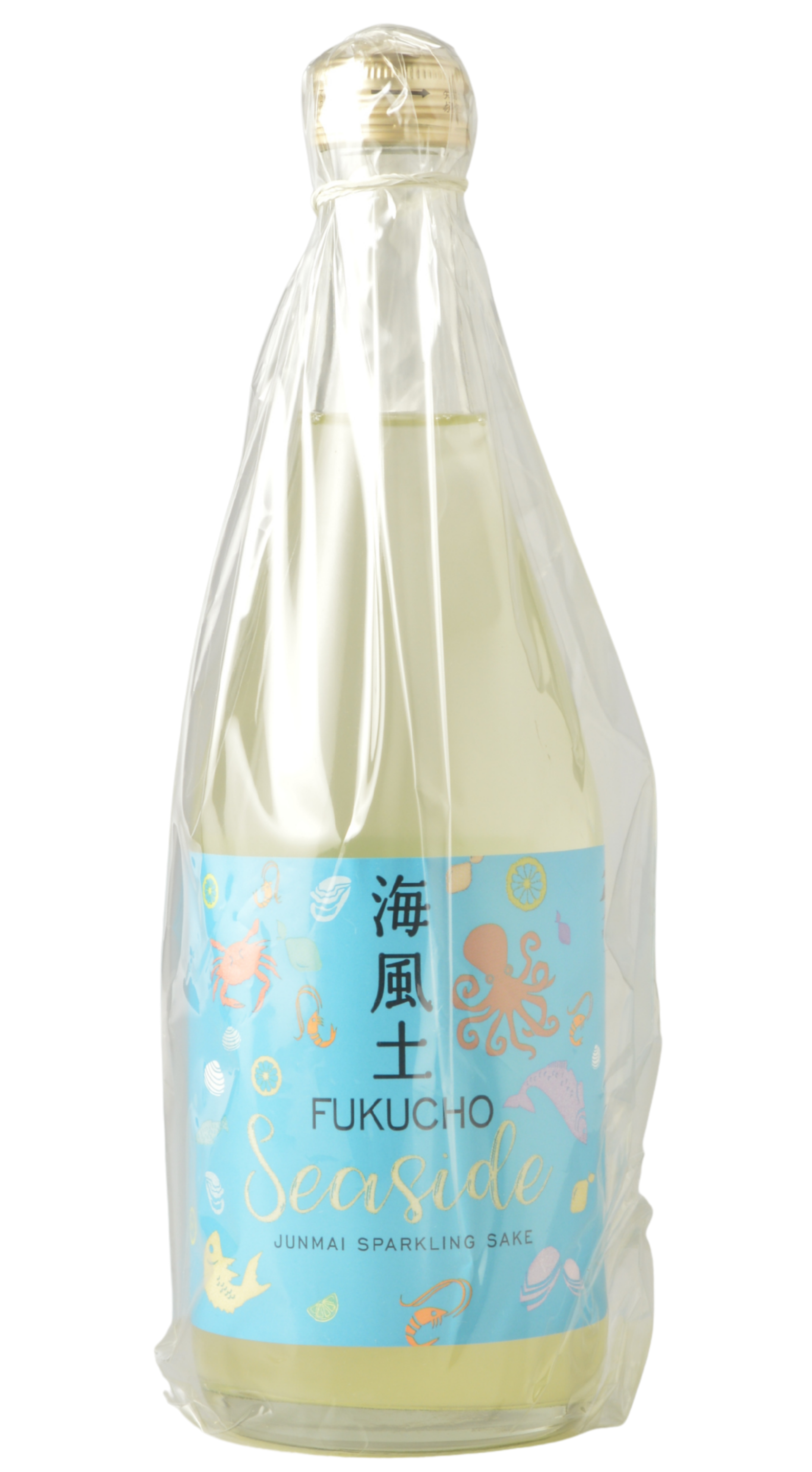 Fukucho "Seaside" Sparkling Junmai Sake (500mL)