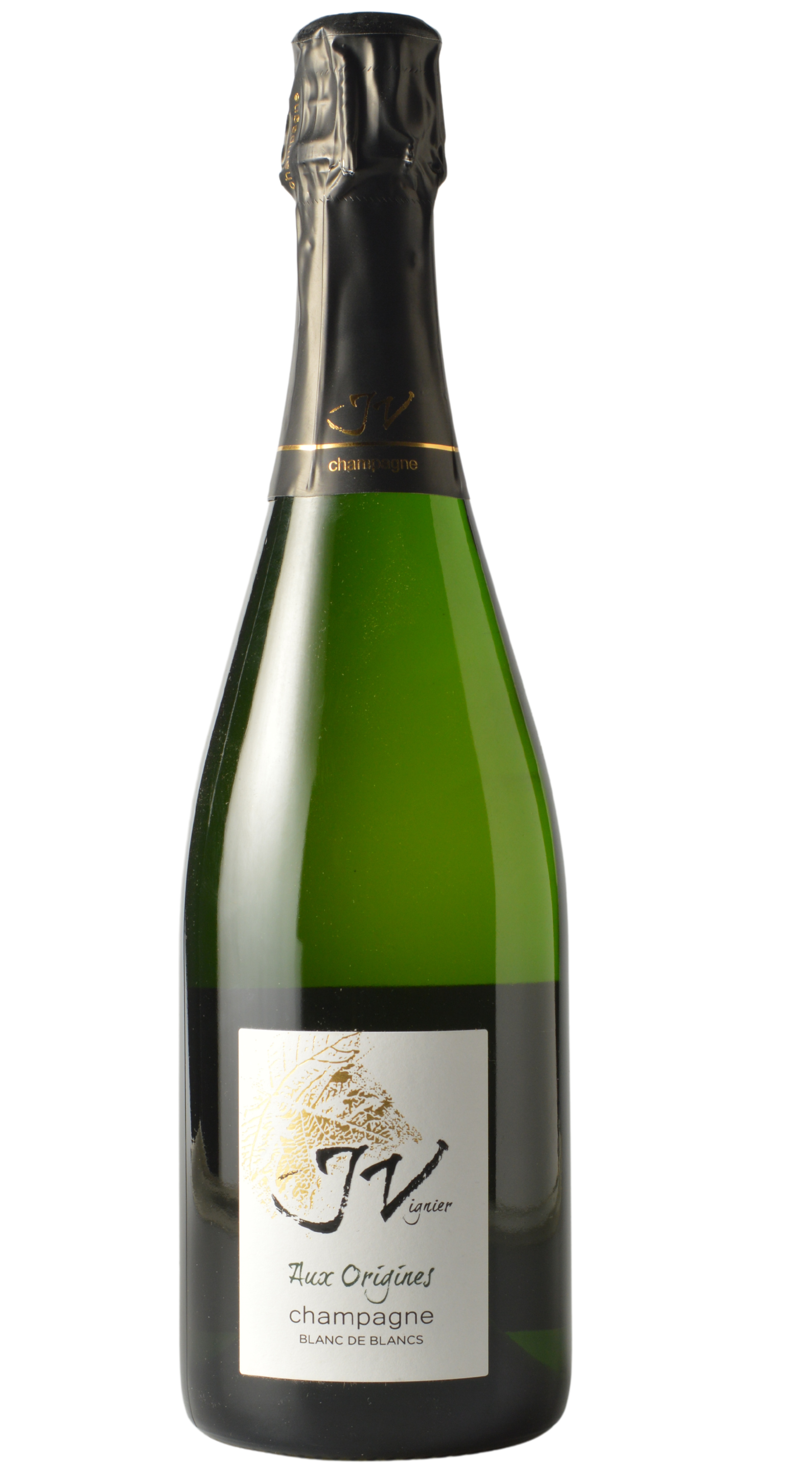 J. Vignier "Aux Origines" Blanc de Blancs Brut Champagne (2014 Base)  NV