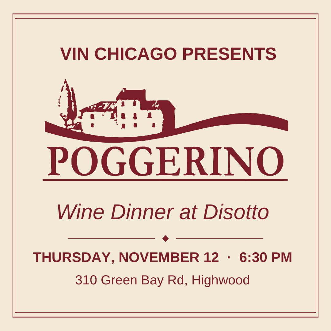 Poggerino Wine Dinner at Disotto (11/12/2026)