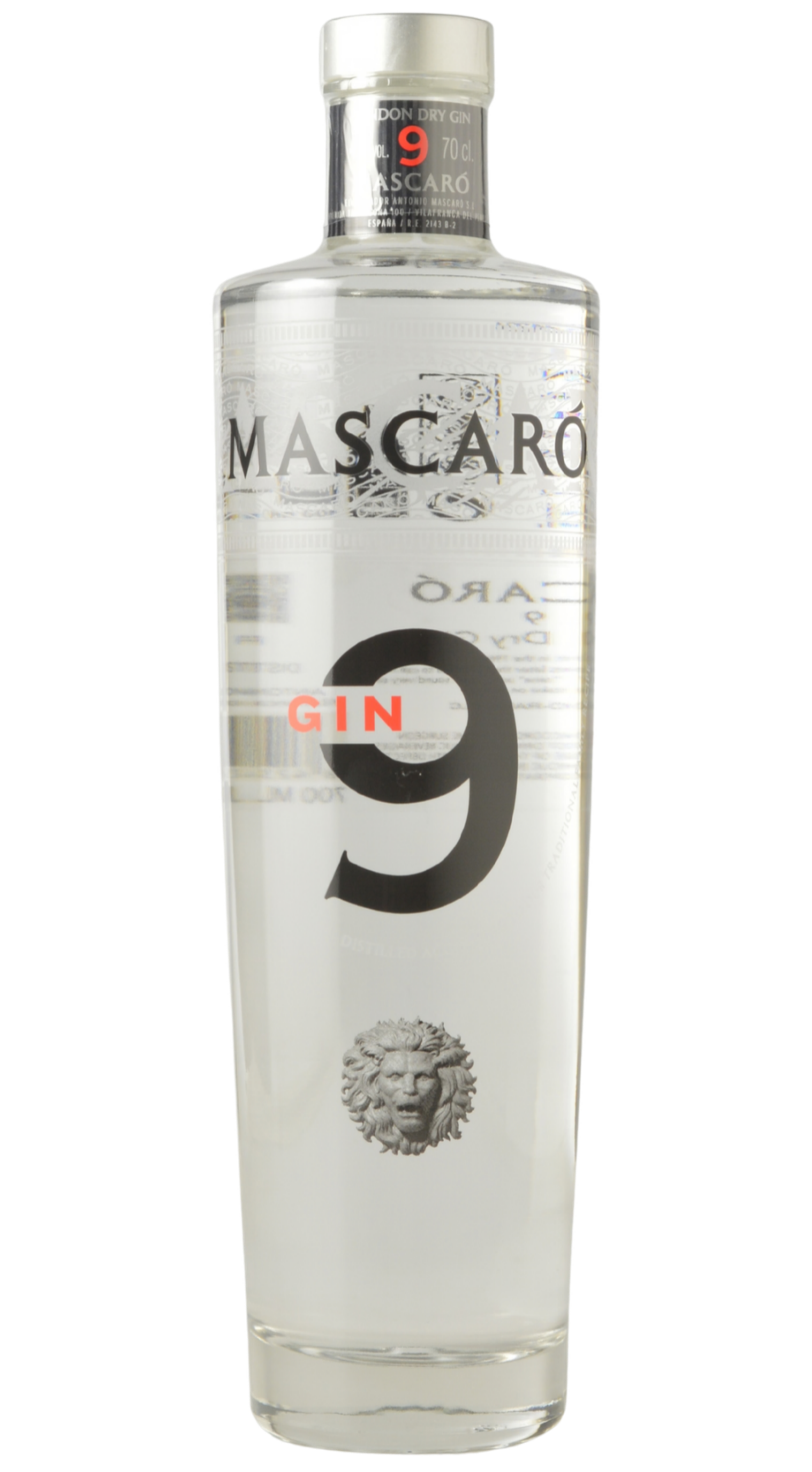 Mascaro "Gin 9" London Dry Penedes Gin (700mL)