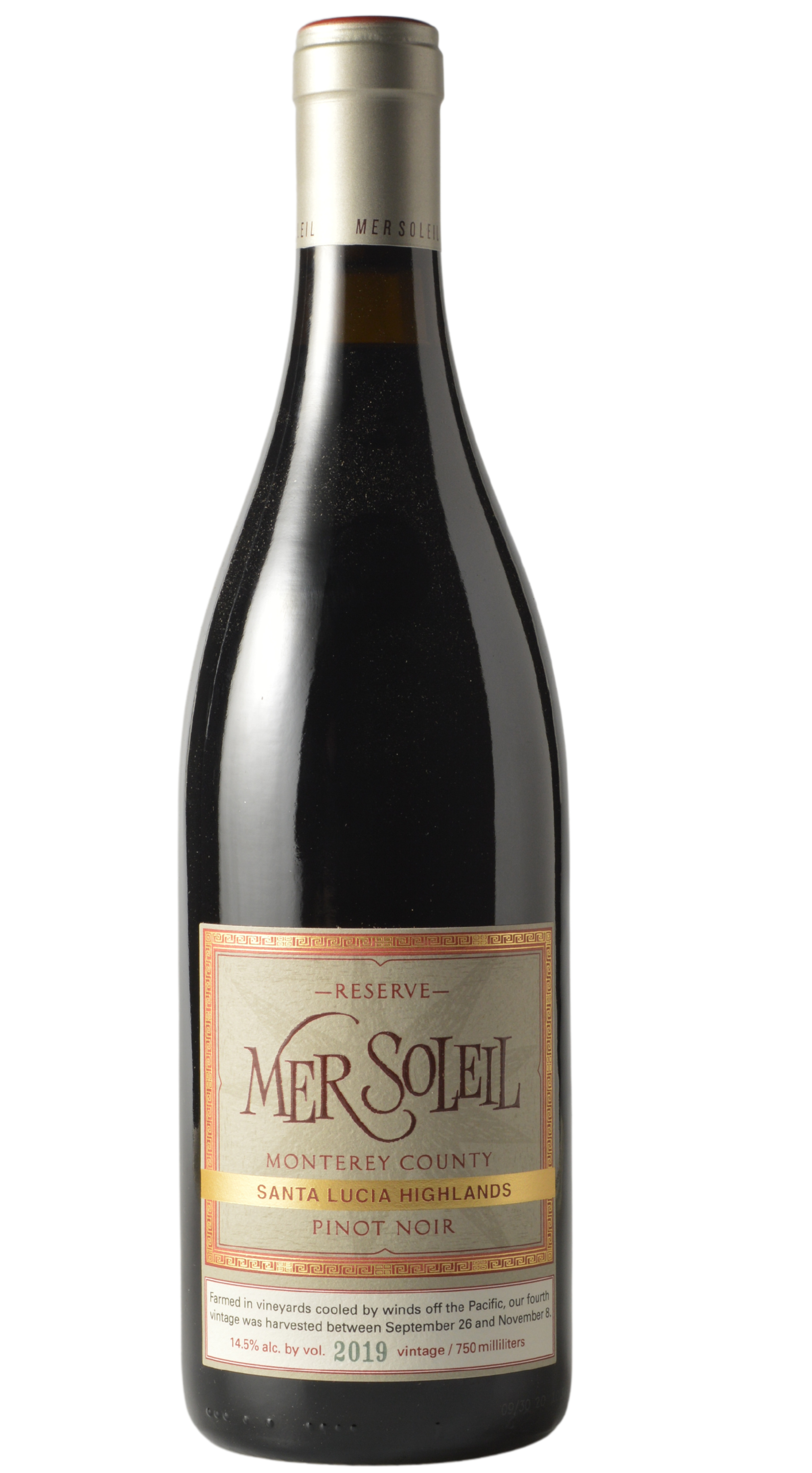 Mer Soleil "Reserve" Santa Lucia Highlands Pinot Noir 2019