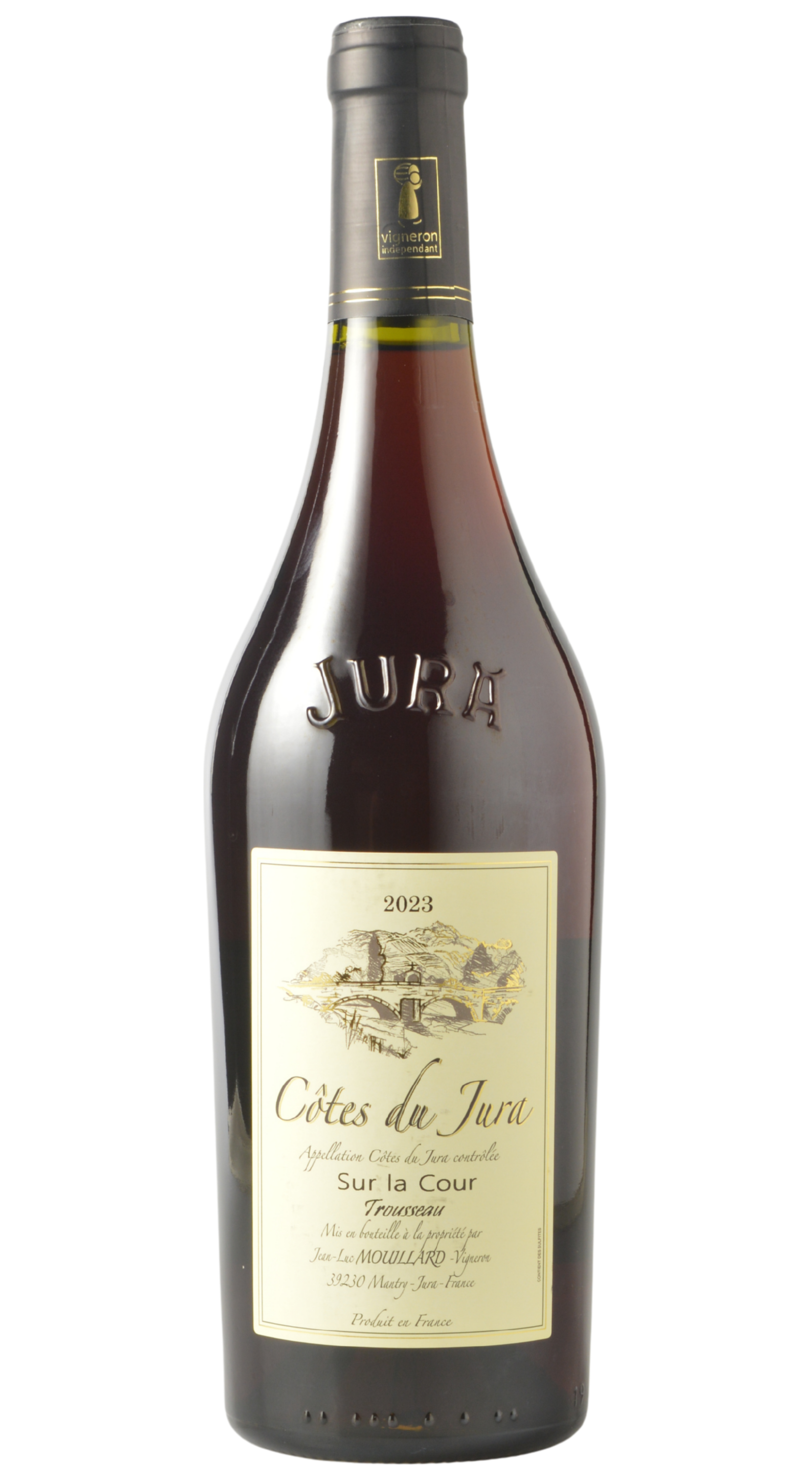 Mouillard "Sur la Cour" Côtes du Jura Trousseau 2023