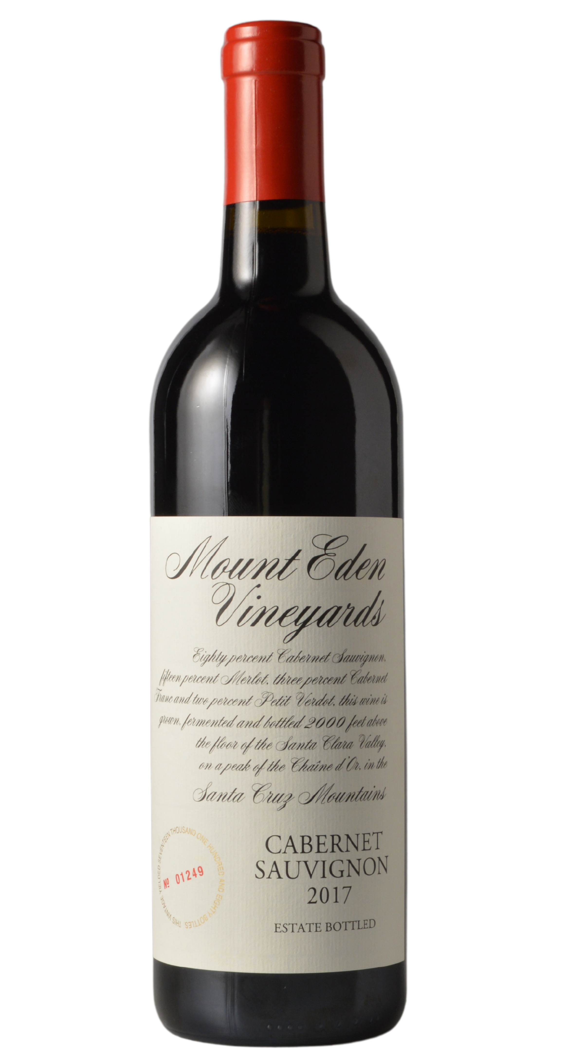 Mount Eden Santa Cruz Mountains Cabernet Sauvignon 2017