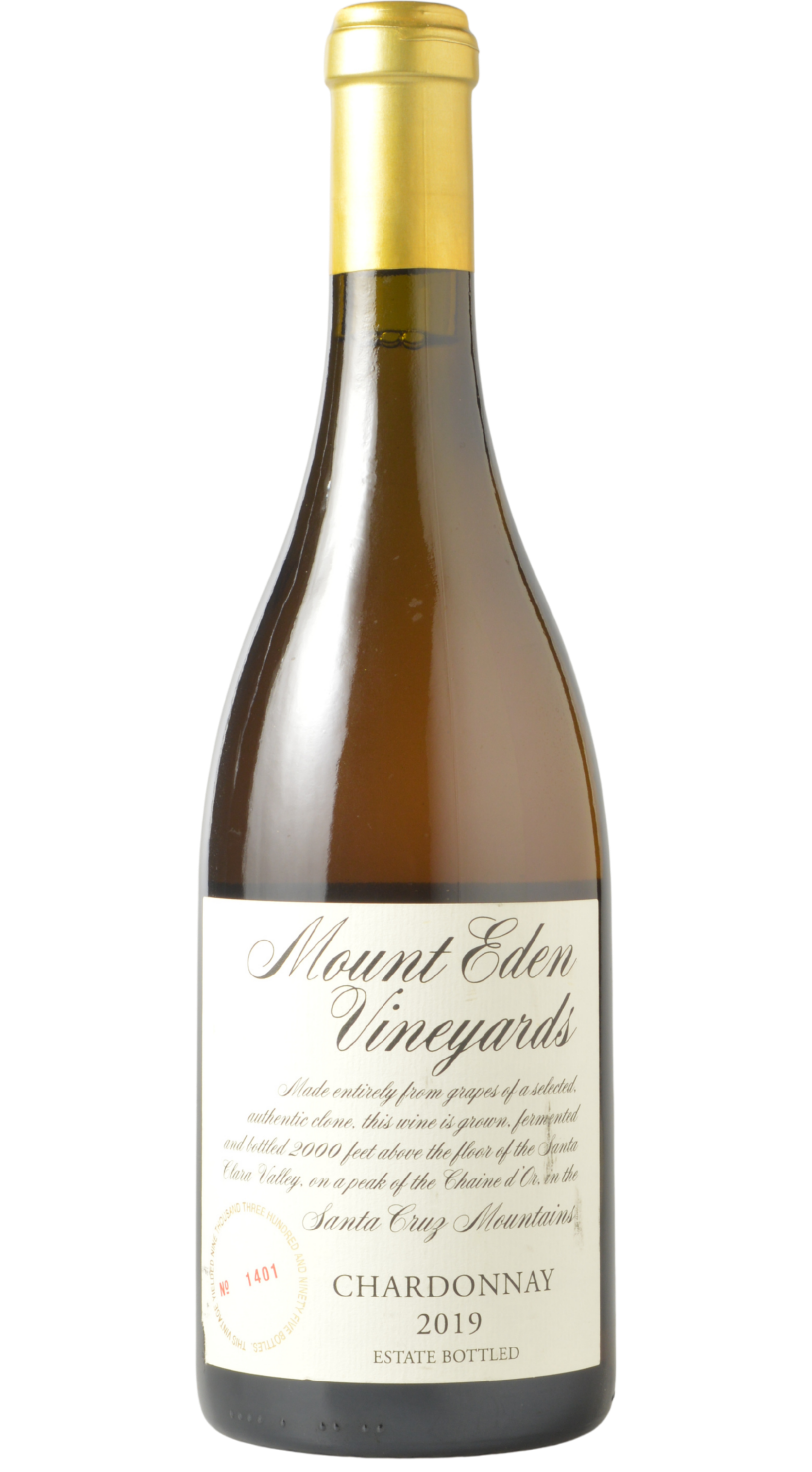Mount Eden "Domaine Eden" Santa Cruz Mountains Chardonnay 2021