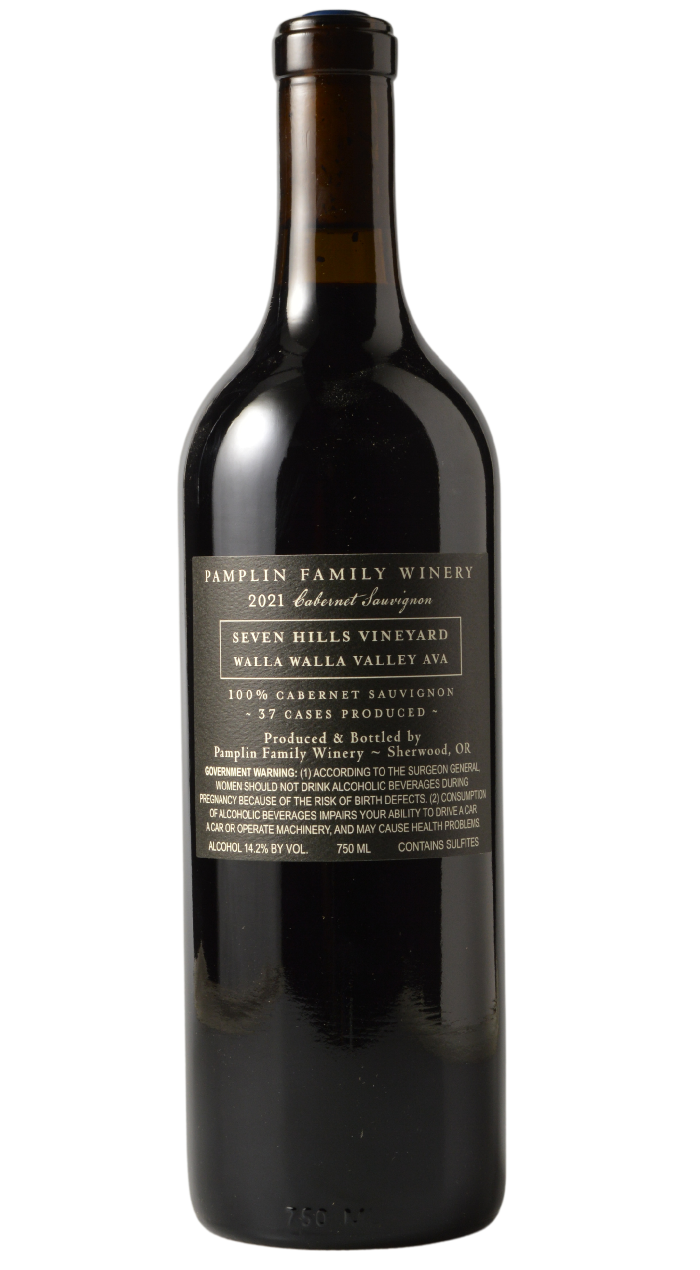 Pamplin "Seven Hills Vineyard" Walla Walla Valley Cabernet Sauvignon 2021