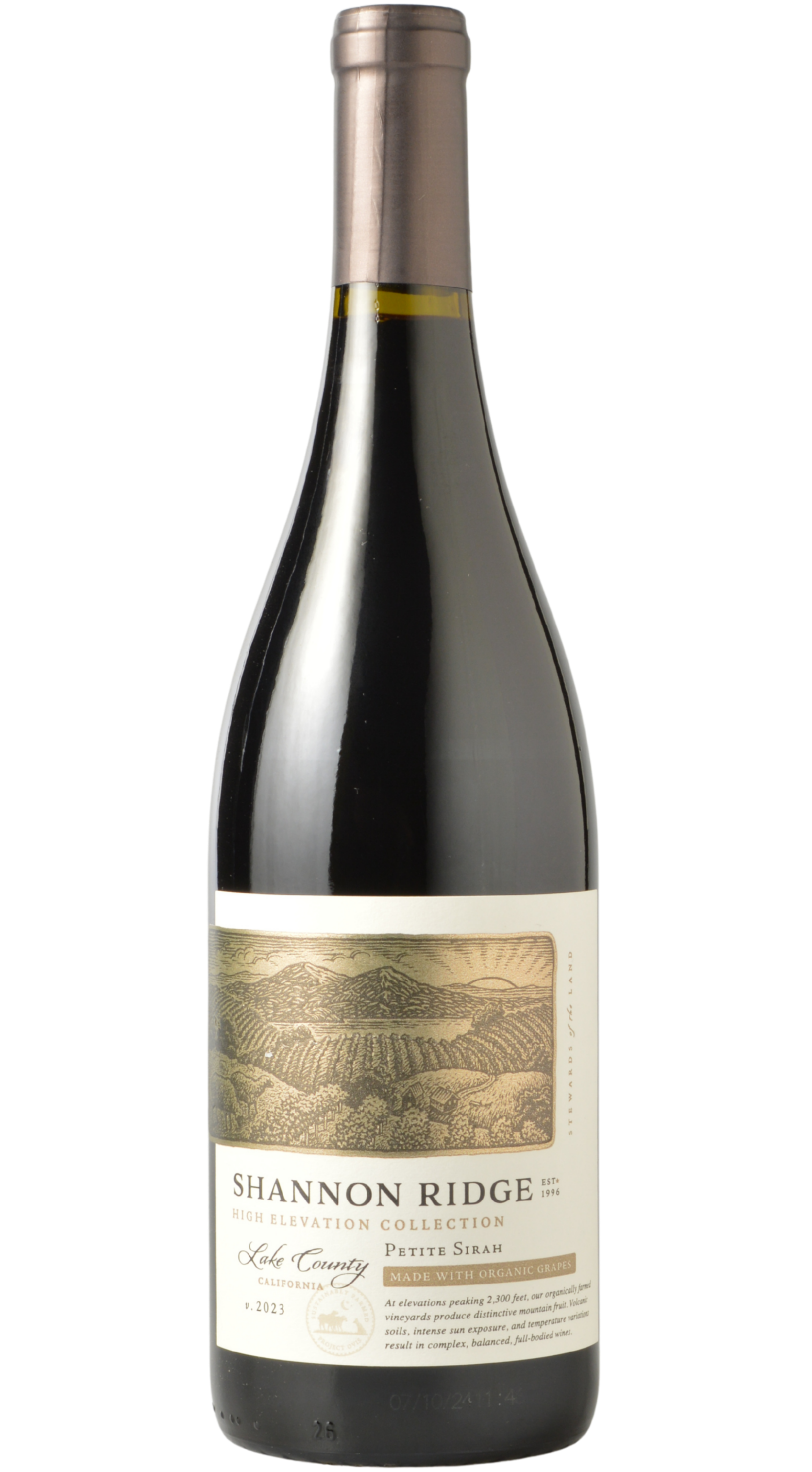 Shannon Ridge "High Elevation Collection" Lake County Petite Sirah 2023