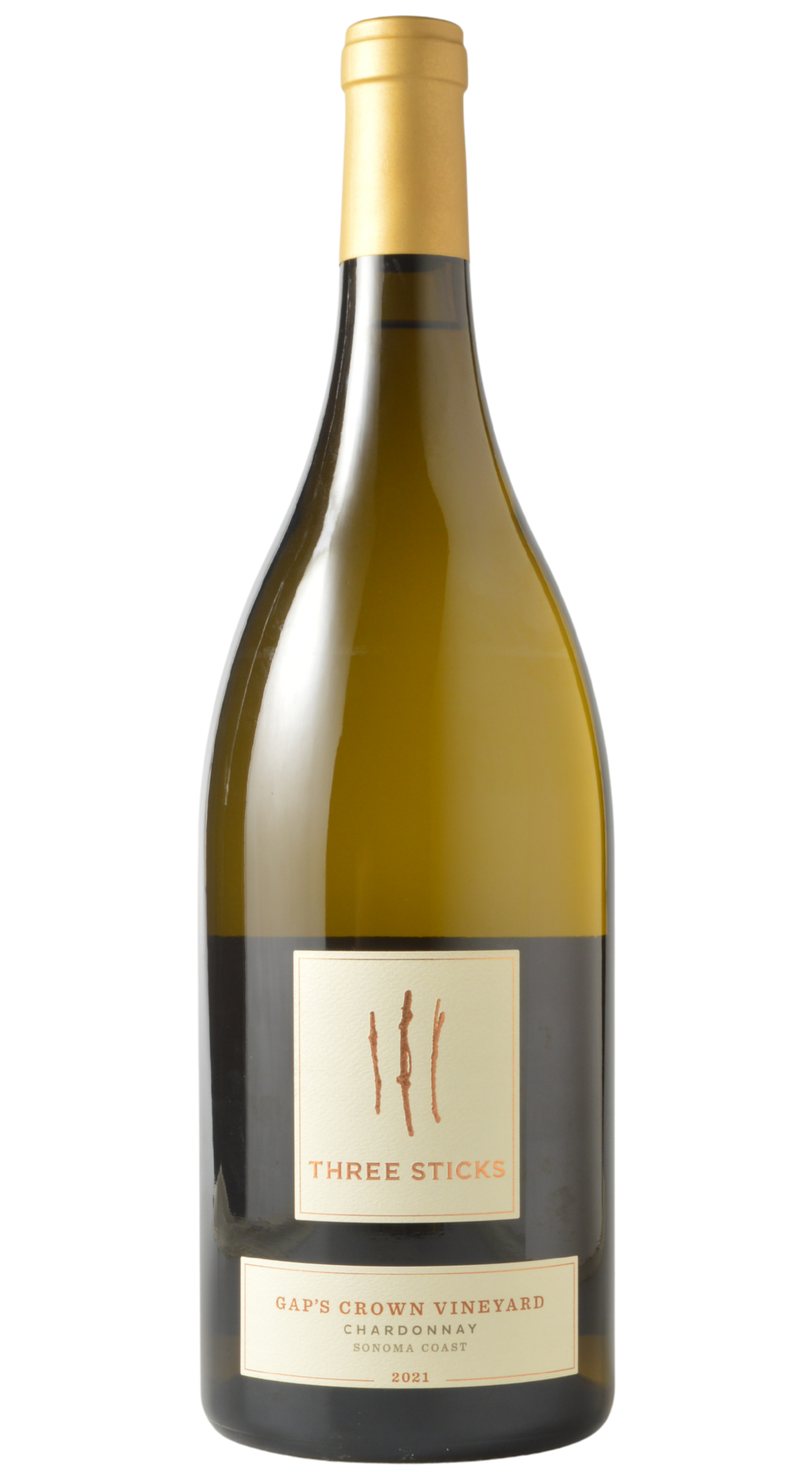 Three Sticks "Gap's Crown Vineyard" Sonoma Coast Chardonnay 2021 (1.5-Liter)