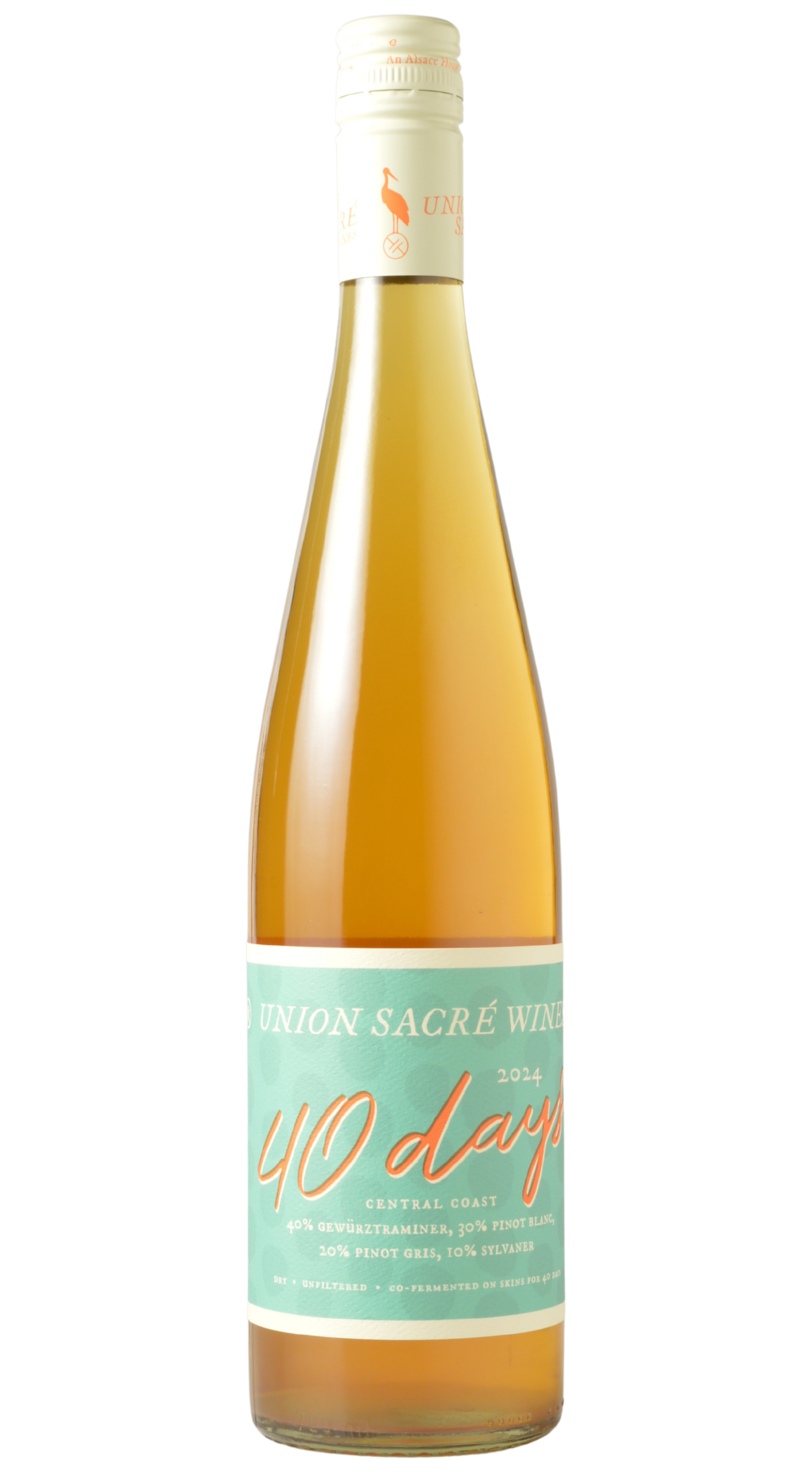 Union Sacré "40 days" Central Coast Orange Wine Blend 2024