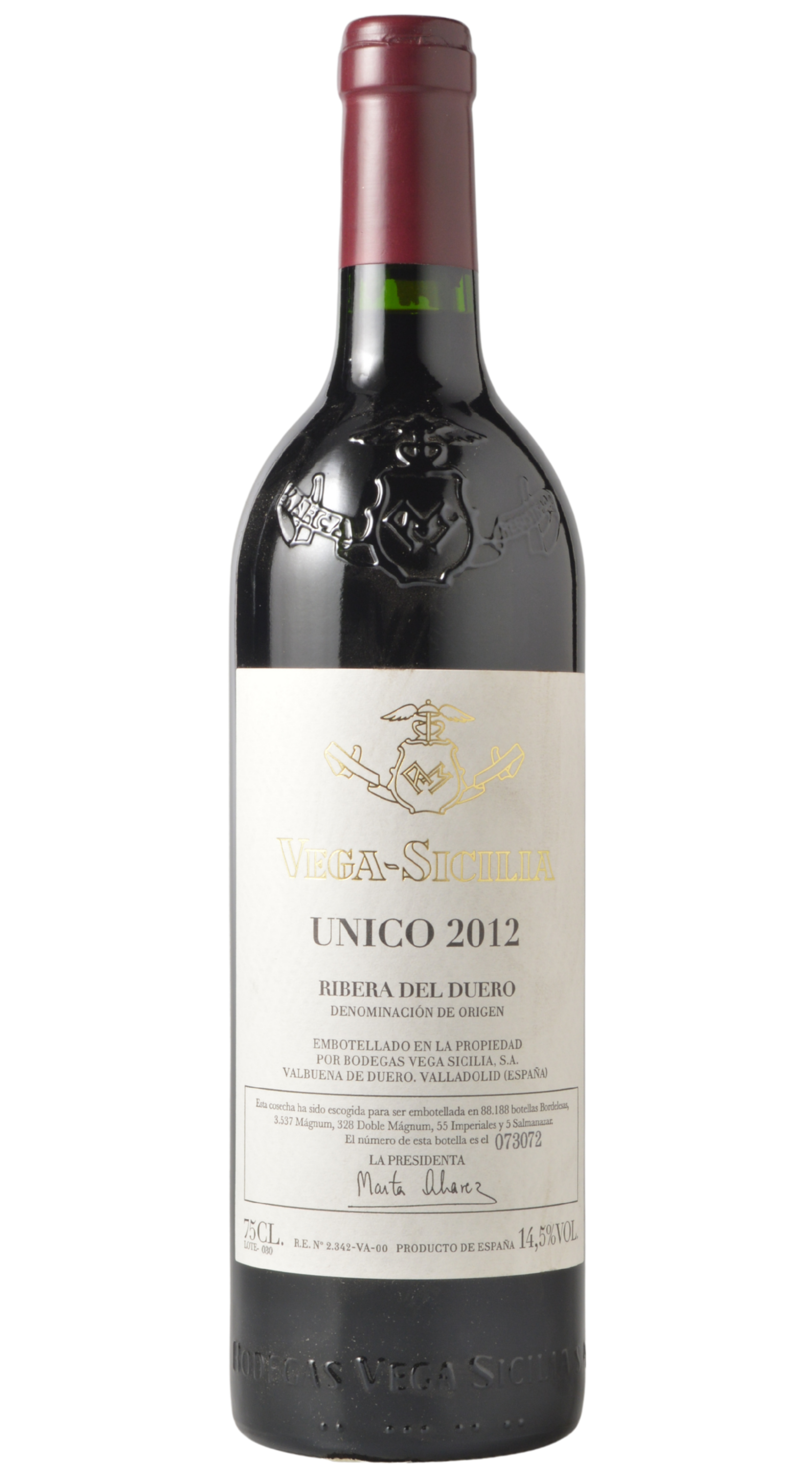 Vega Sicilia "Unico" Ribera del Duero 2012